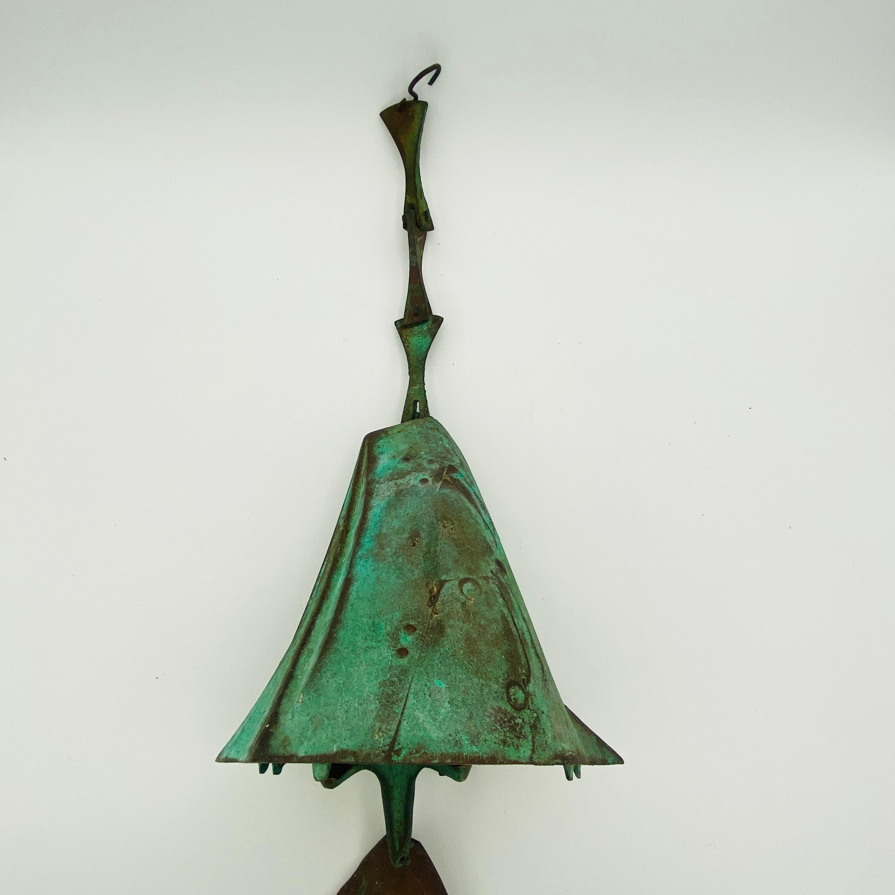 Paolo Soleri Escultura Colgante Campana de Viento de Bronce, Circa 1960s en venta 10