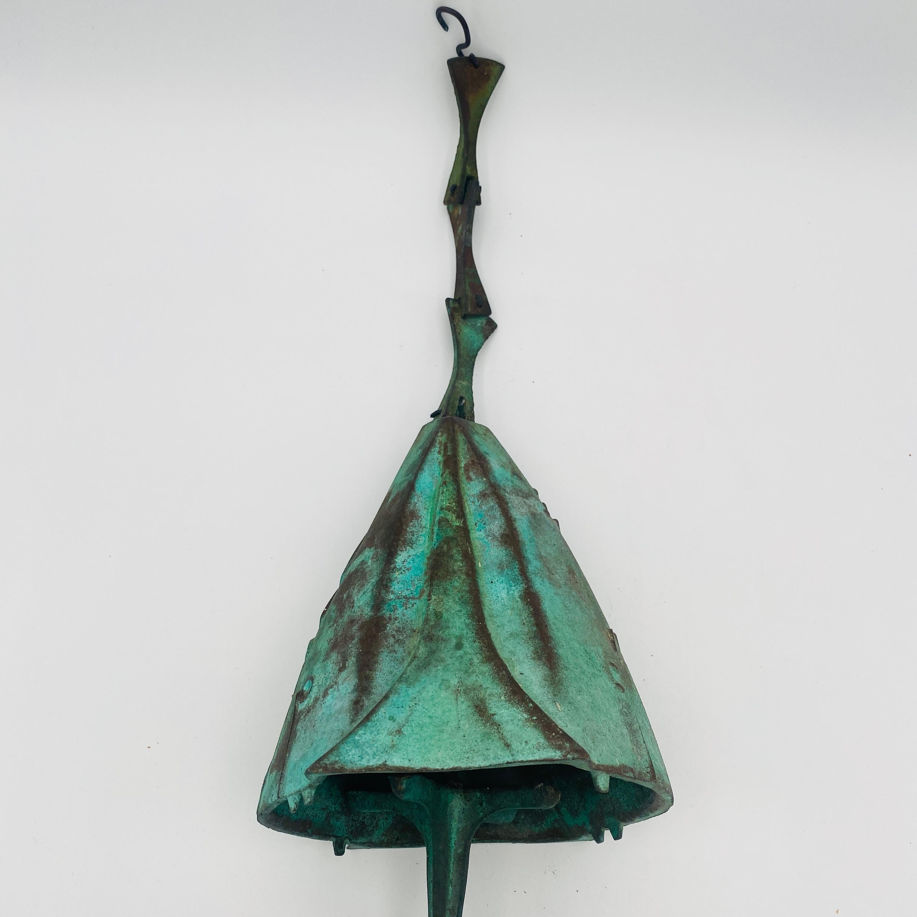 Paolo Soleri Escultura Colgante Campana de Viento de Bronce, Circa 1960s en venta 11