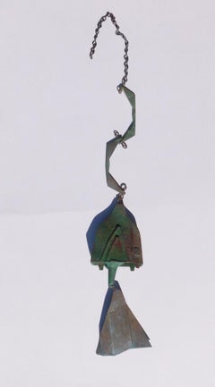 Paolo Soleri Sculpture Hanging Bronze Bell Wind Chime, Circa 1960's