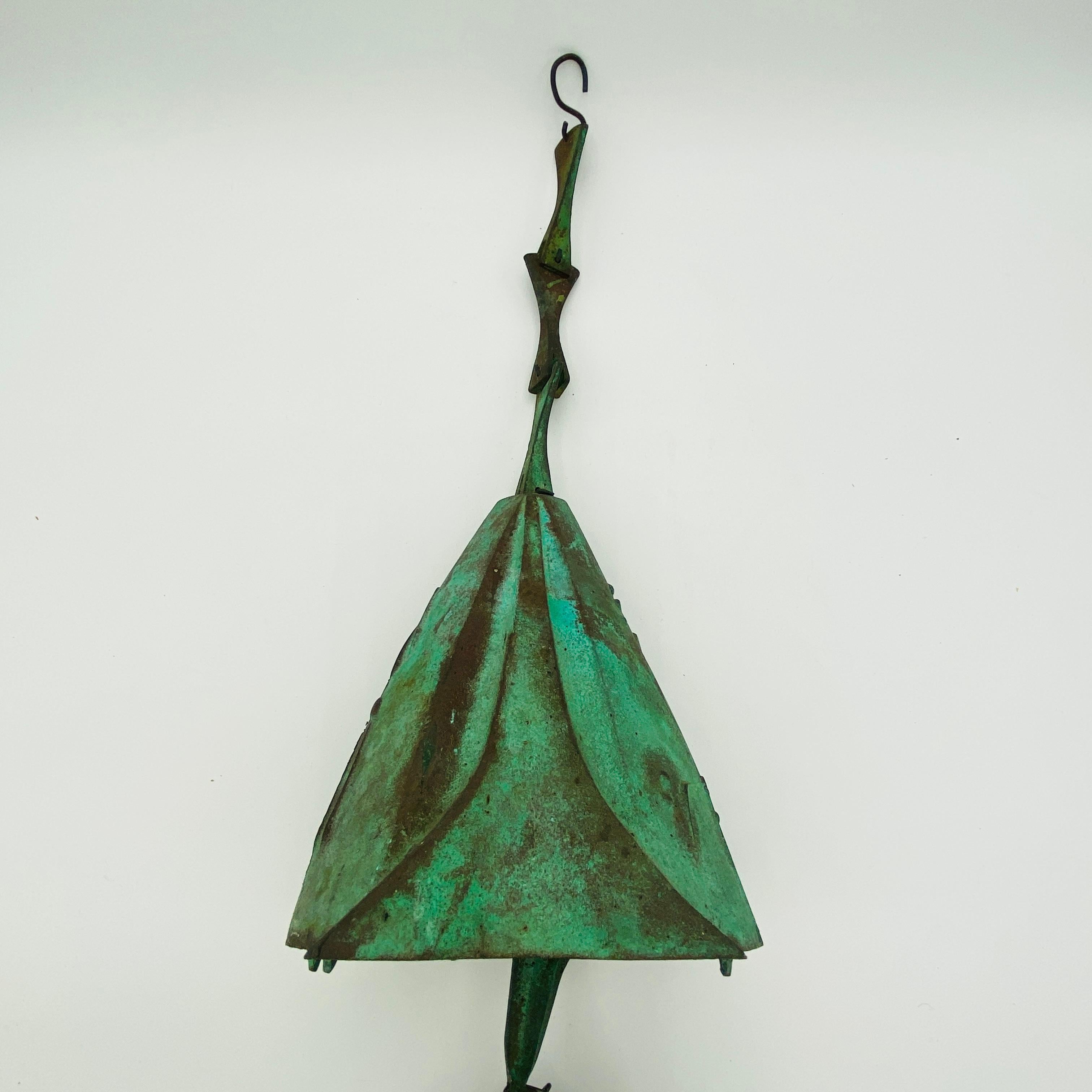 Paolo Soleri Escultura Colgante Campana de Viento de Bronce, Circa 1960s en venta 1
