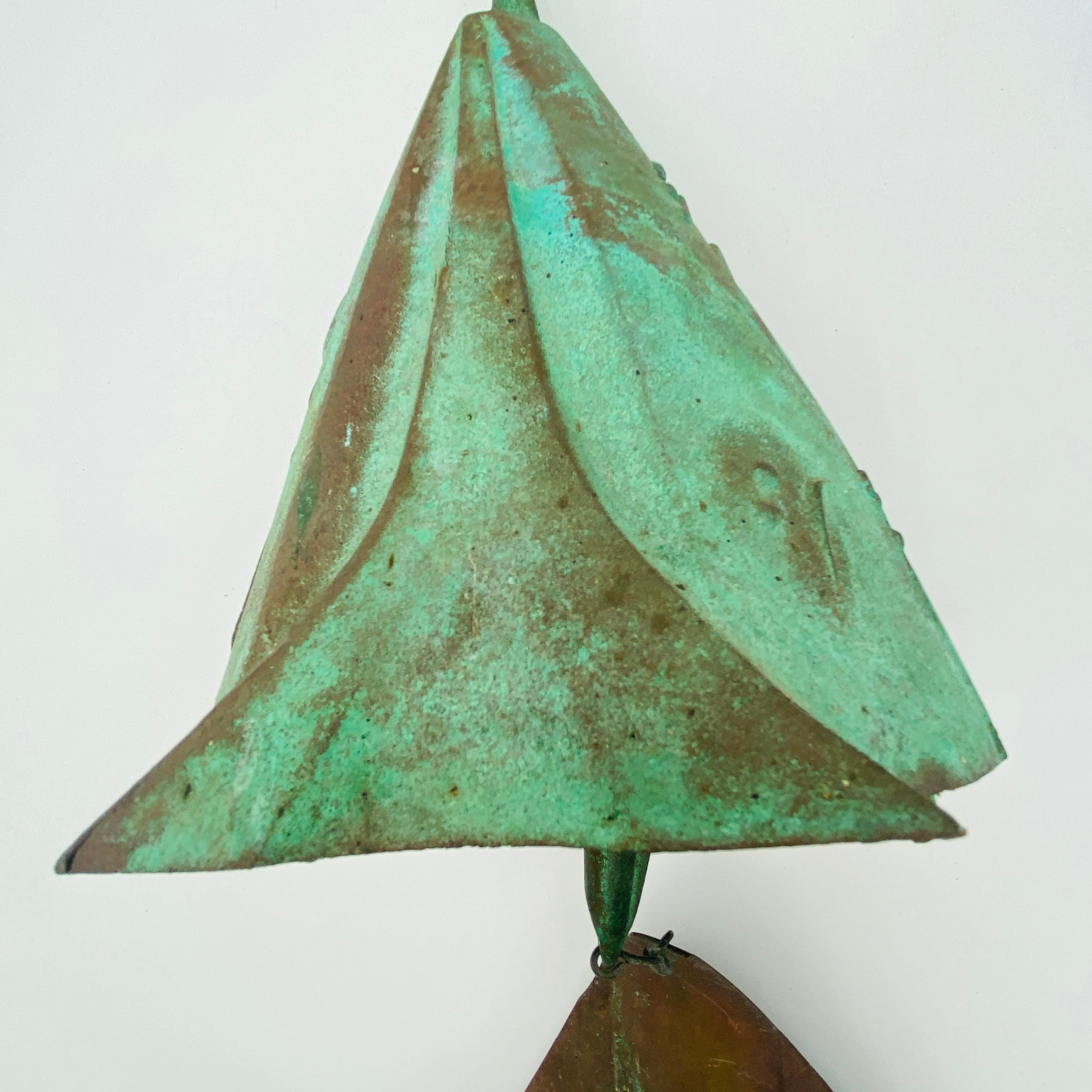 Paolo Soleri Escultura Colgante Campana de Viento de Bronce, Circa 1960s en venta 2