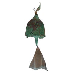 Paolo Soleri Sculpture Hanging Bronze Bell Wind Chime, Circa 1960's