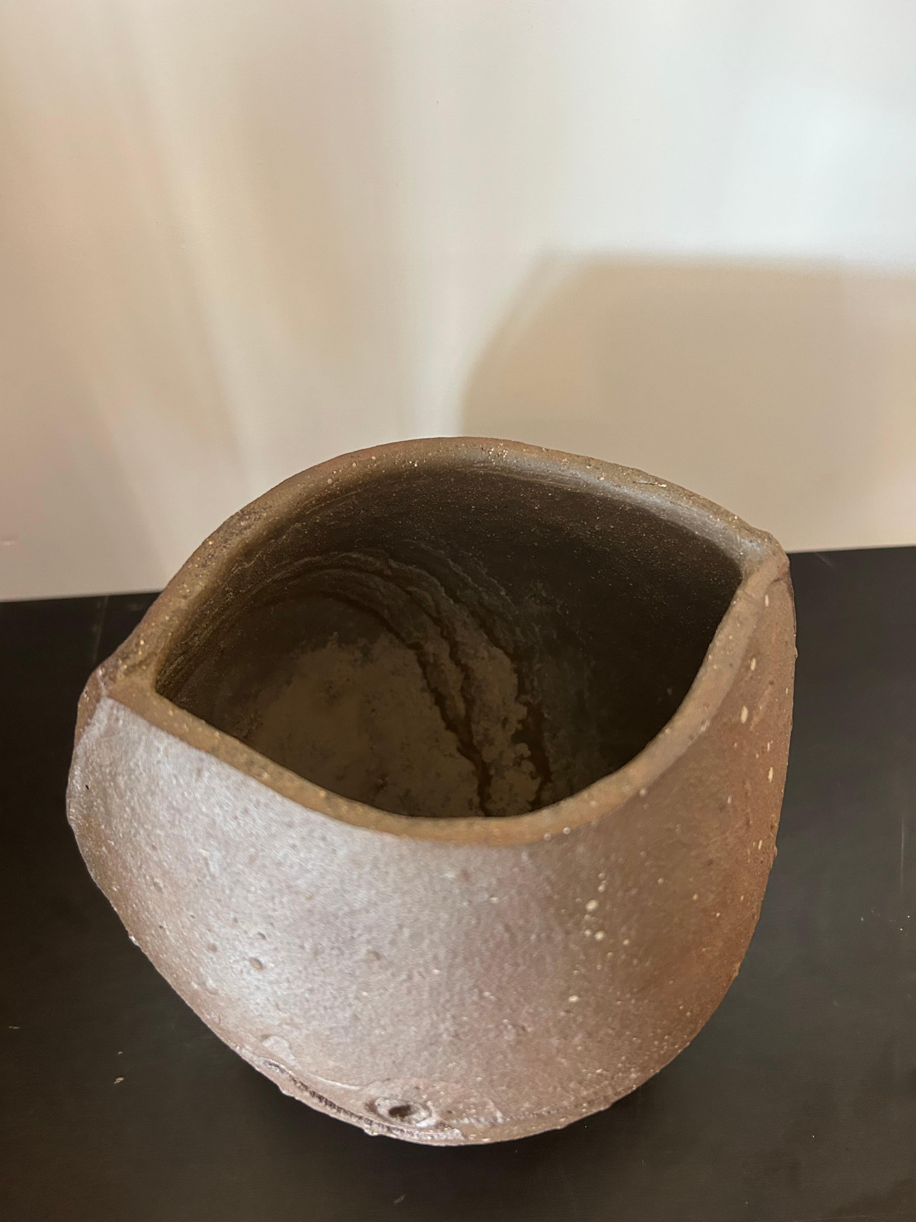 Paolo Soleri Ceramic Bowl with Fish Design In Good Condition In Phoenix, AZ