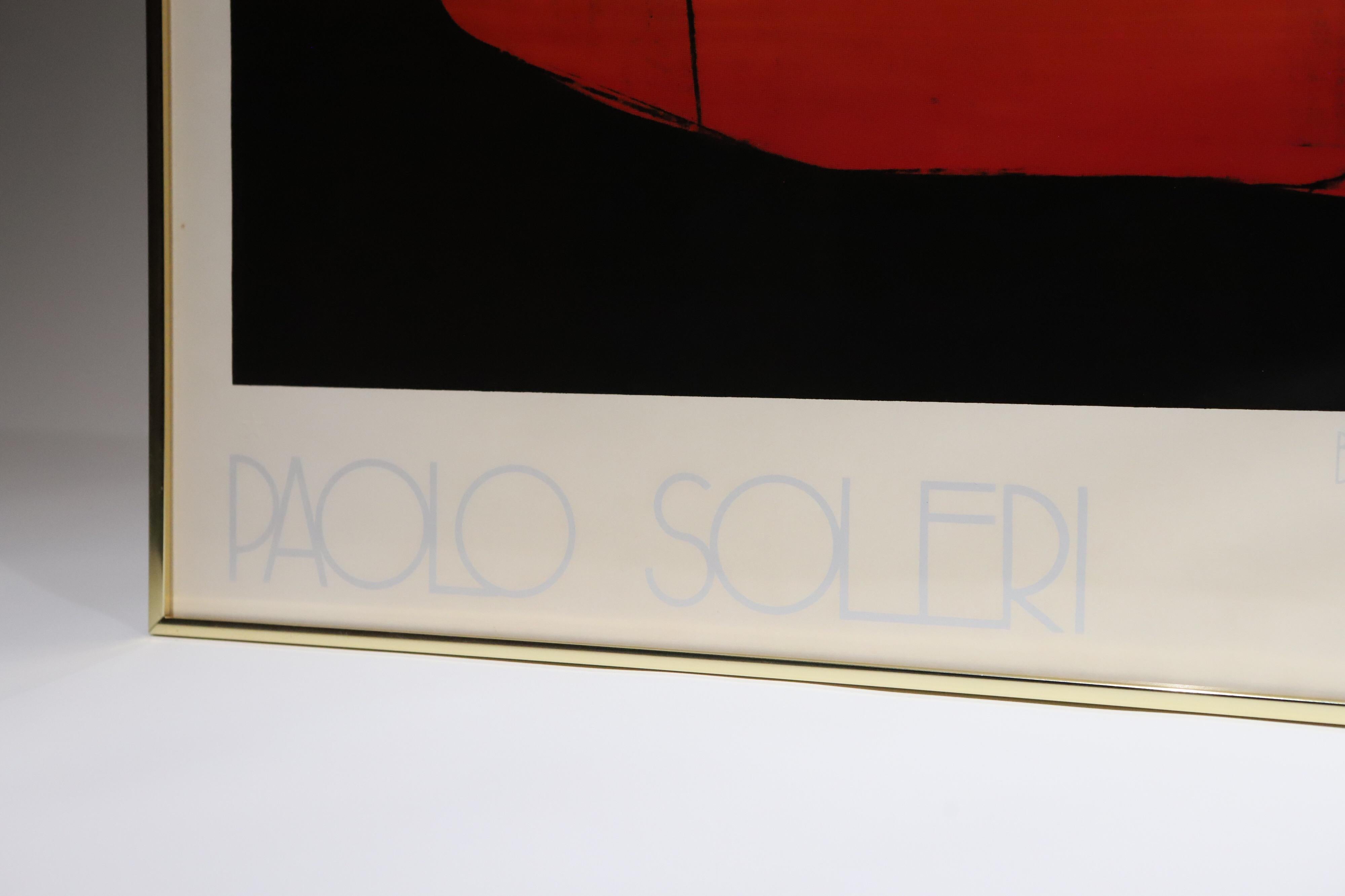 Paolo Soleri Serigrafia 