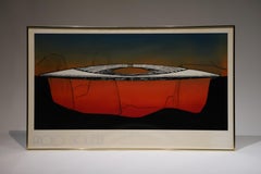 Paolo Soleri Silkscreen "Bow Bridge"