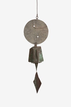 Paolo Soleri Special Order Large 55 inch Brutalist Windbell 1975