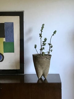 Paolo Soleri Tripod Ceramic Vase Planter
