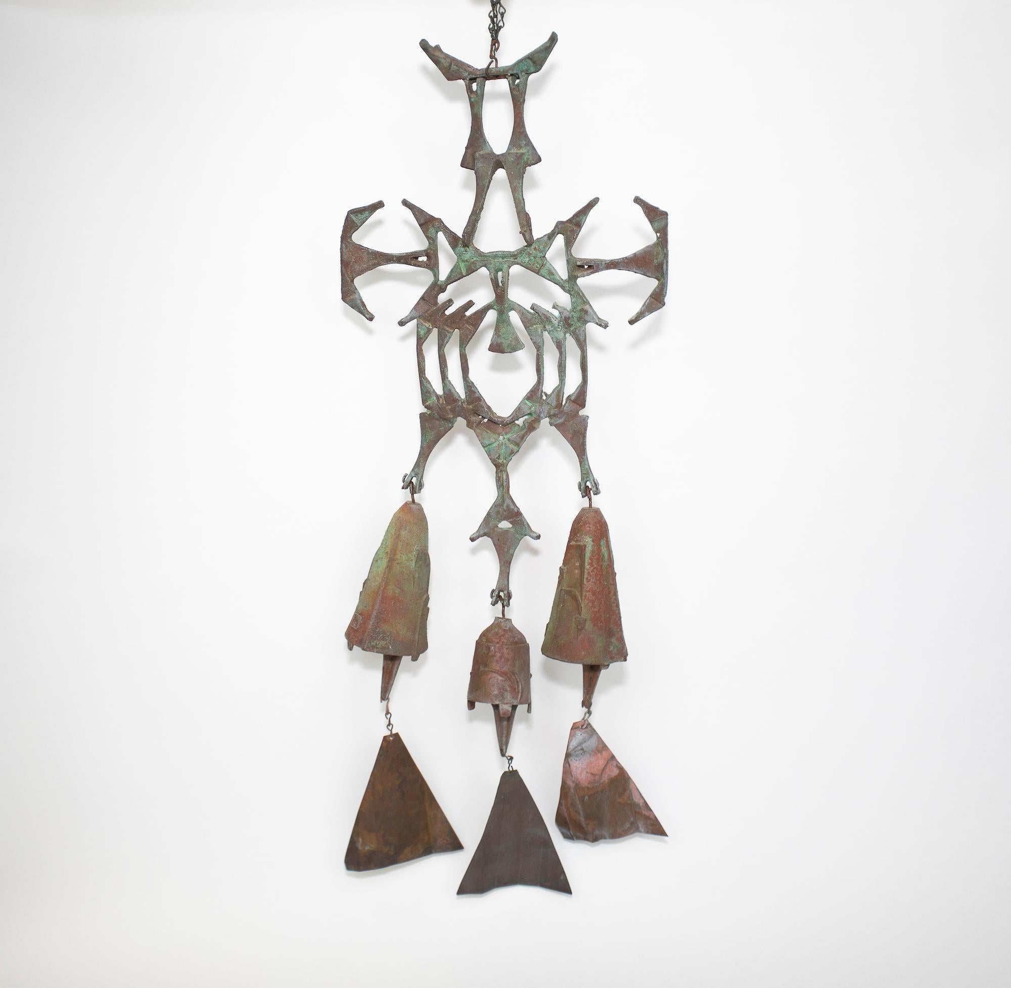 Wind Chime von Paolo Soleri (Bronze) im Angebot