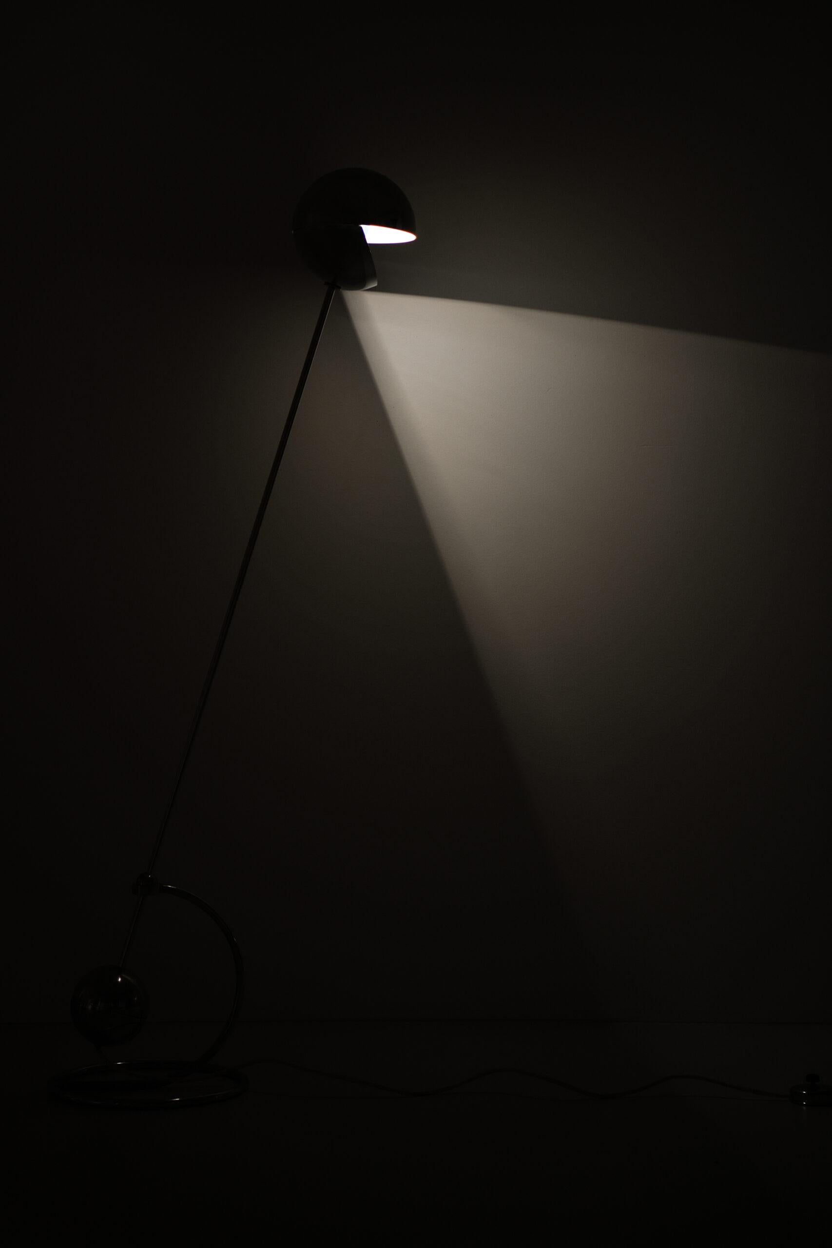 Metal Paolo Tilche Floor Lamp Model S3 Produced by Sirrah in Bologna, Italy For Sale