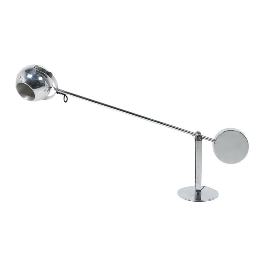 Paolo Tilche S3 Floor Lamp in Chrome-Plated Metal for Sirrah, Italy, 1972