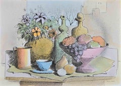 Still Life - Lithograph by Paolo Toschi - 1980s