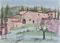 The Landscape - Lithograph by Paolo Toschi - 1980s