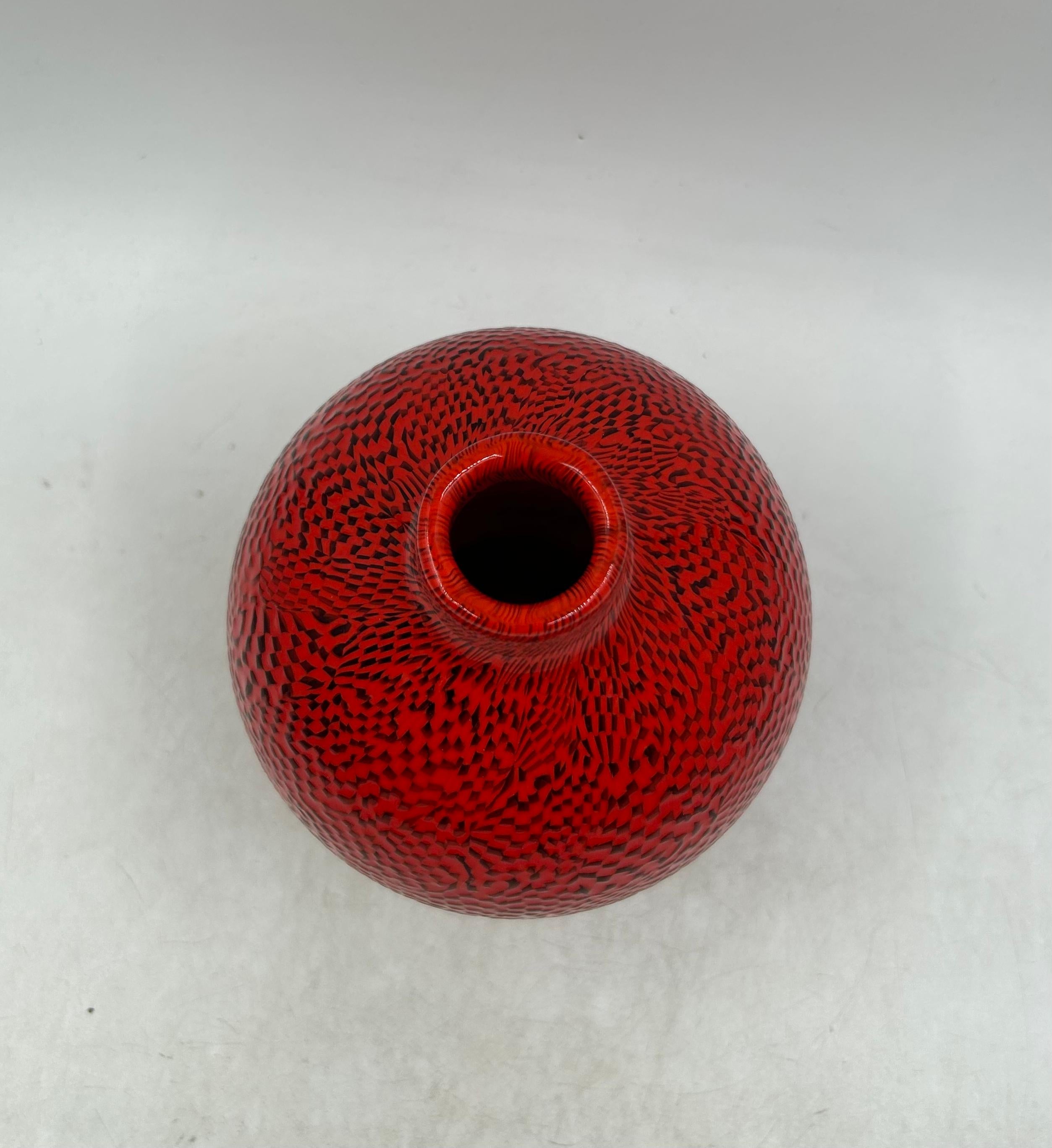 Art Deco Paolo Venini (1895-1959) - Vase en Verre Soufflé  (1953) For Sale