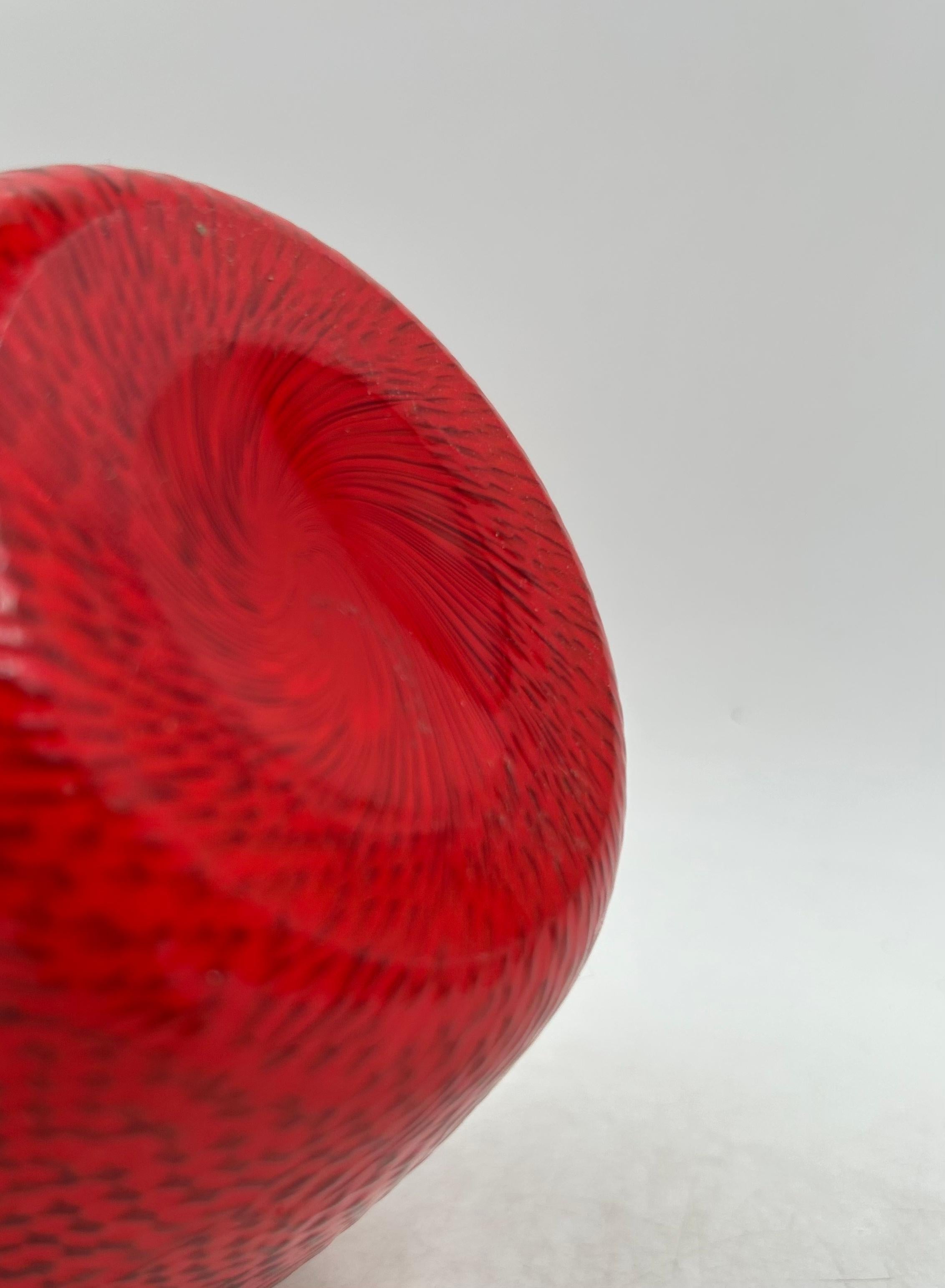 European Paolo Venini (1895-1959) - Vase en Verre Soufflé  (1953) For Sale
