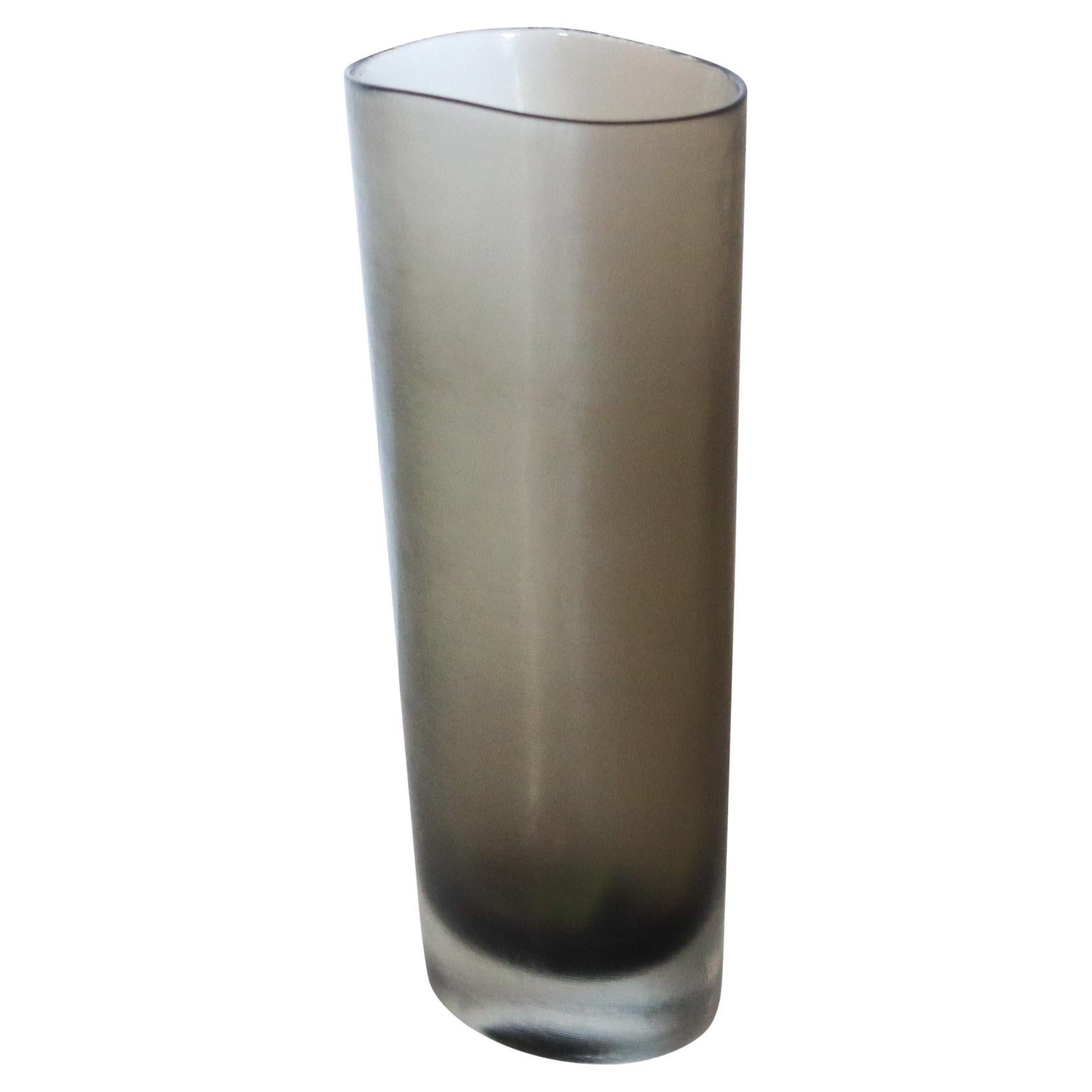 PAOLO VENINI 1955-56 Für Venini & Co. Sommerso Insiso Kunstglas Große Vase