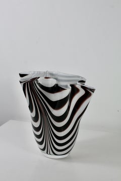 Paolo Venini & Fulvio Bianconi “Fazzoletti” Murano Glass Vase, Italy, 1950s