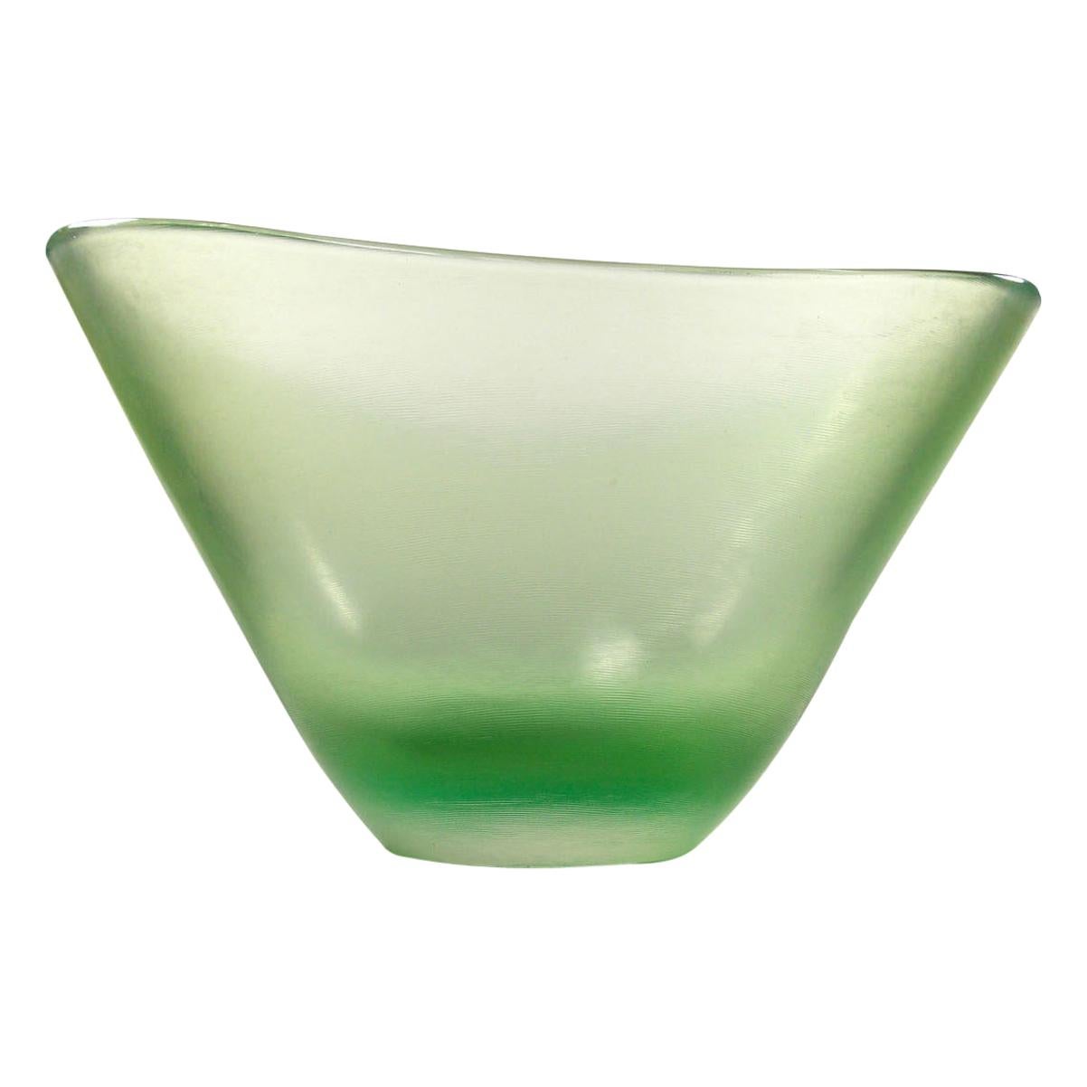 Paolo Venini Inciso Bowl For Sale