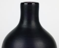 Paolo Venini Italian Inciso Amethyst Art Glass Vase c.1955