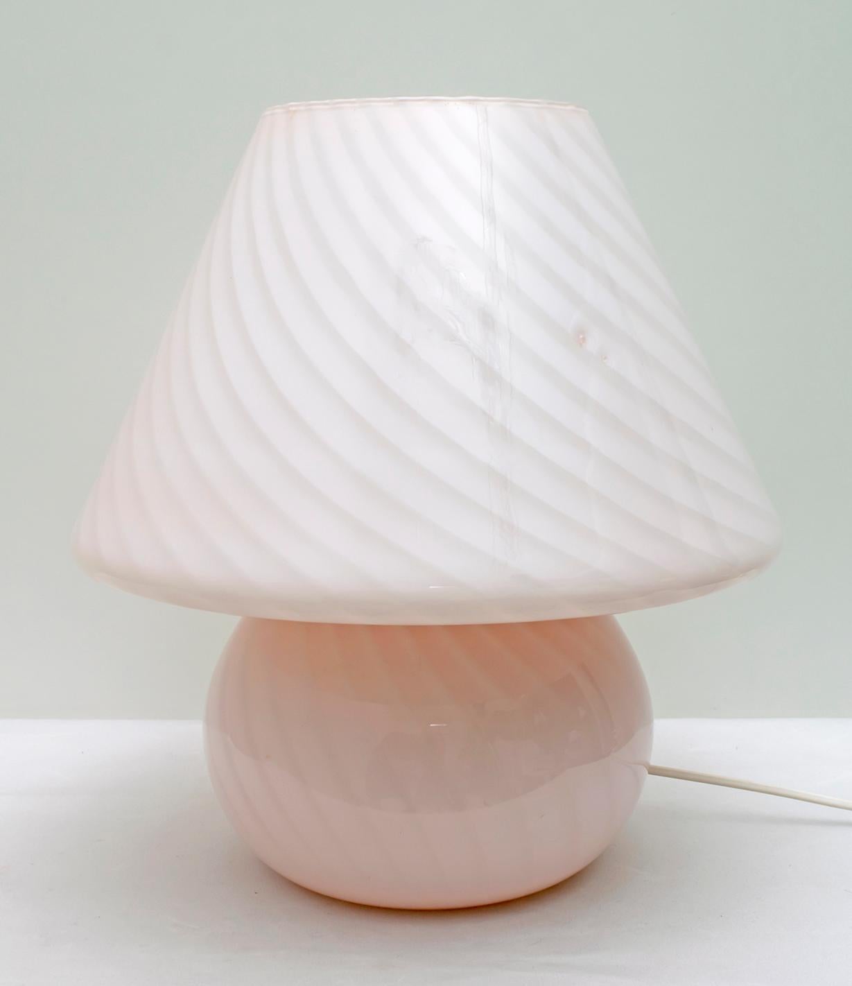 glass mushroom lamp