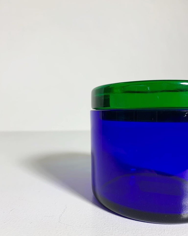 Paolo Venini Murano Glass Jar Venini Italy 1950s at 1stDibs