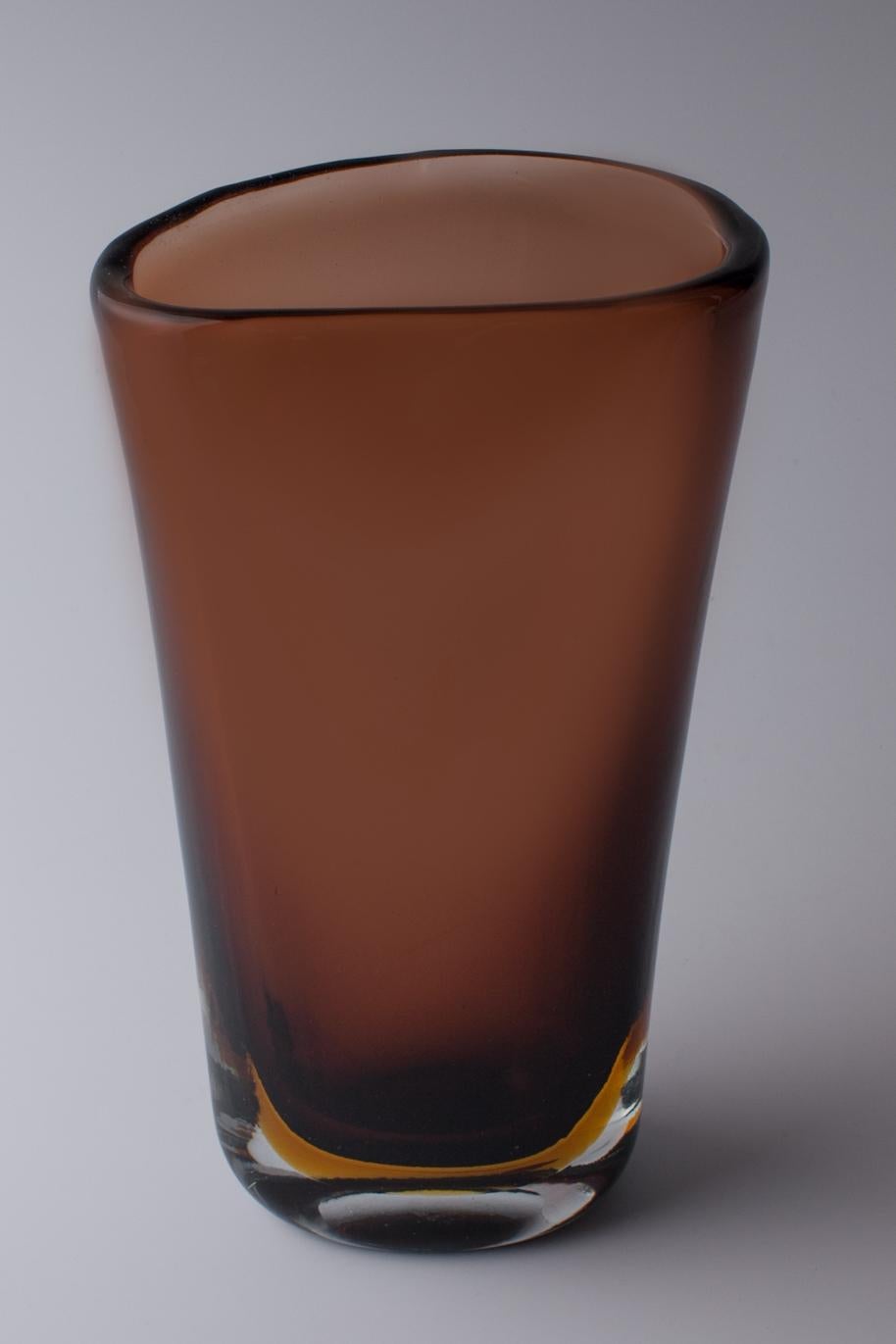 Fatto a mano Vaso di Paolo Venini firmato con acido in vendita