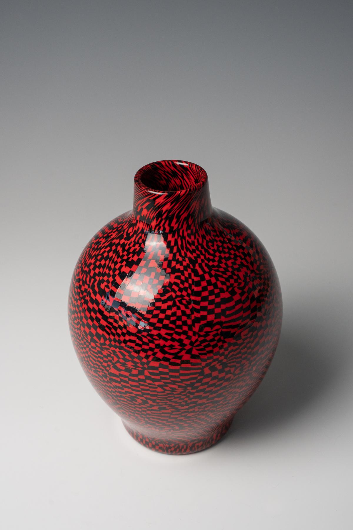 Italian Paolo Venini, vase from 'Dama' series, ca. 1950 For Sale