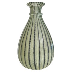 Paolo Venini Vase Murano Glass Vase Zanfirico Italy 1950s
