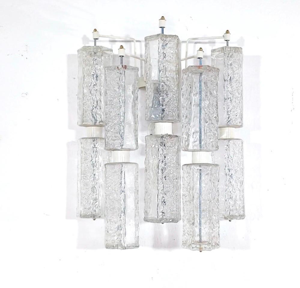 Paolo Venini Venini iluminación de pared Cristal murano 4 unidades , Italie 1960 en Bueno estado para la venta en La xara, VC