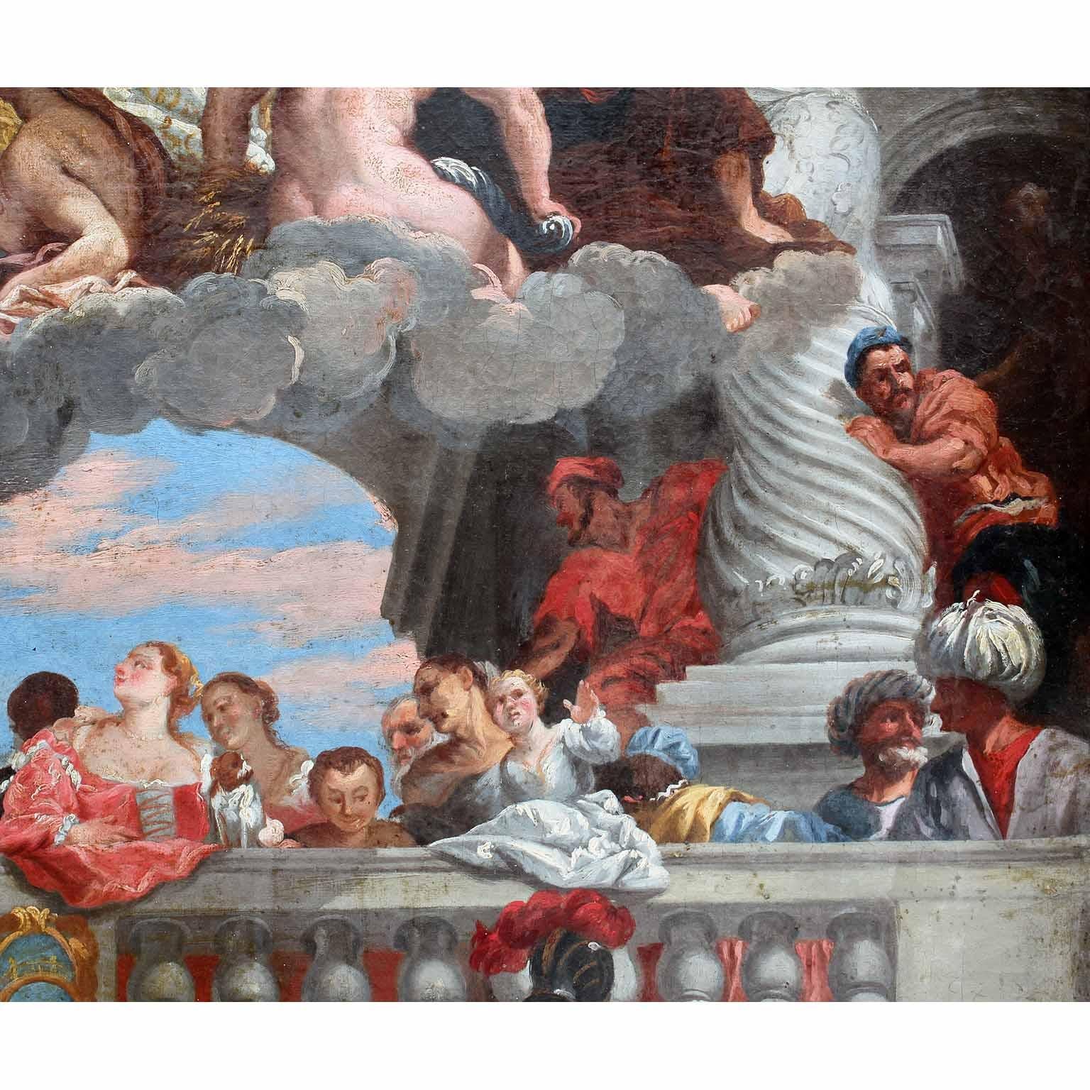 Olio su tela del XVIII-XIX secolo 