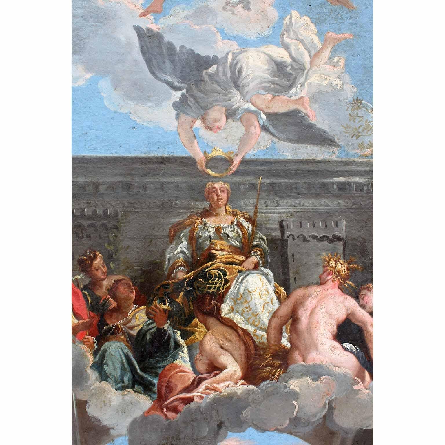 Olio su tela del XVIII-XIX secolo 