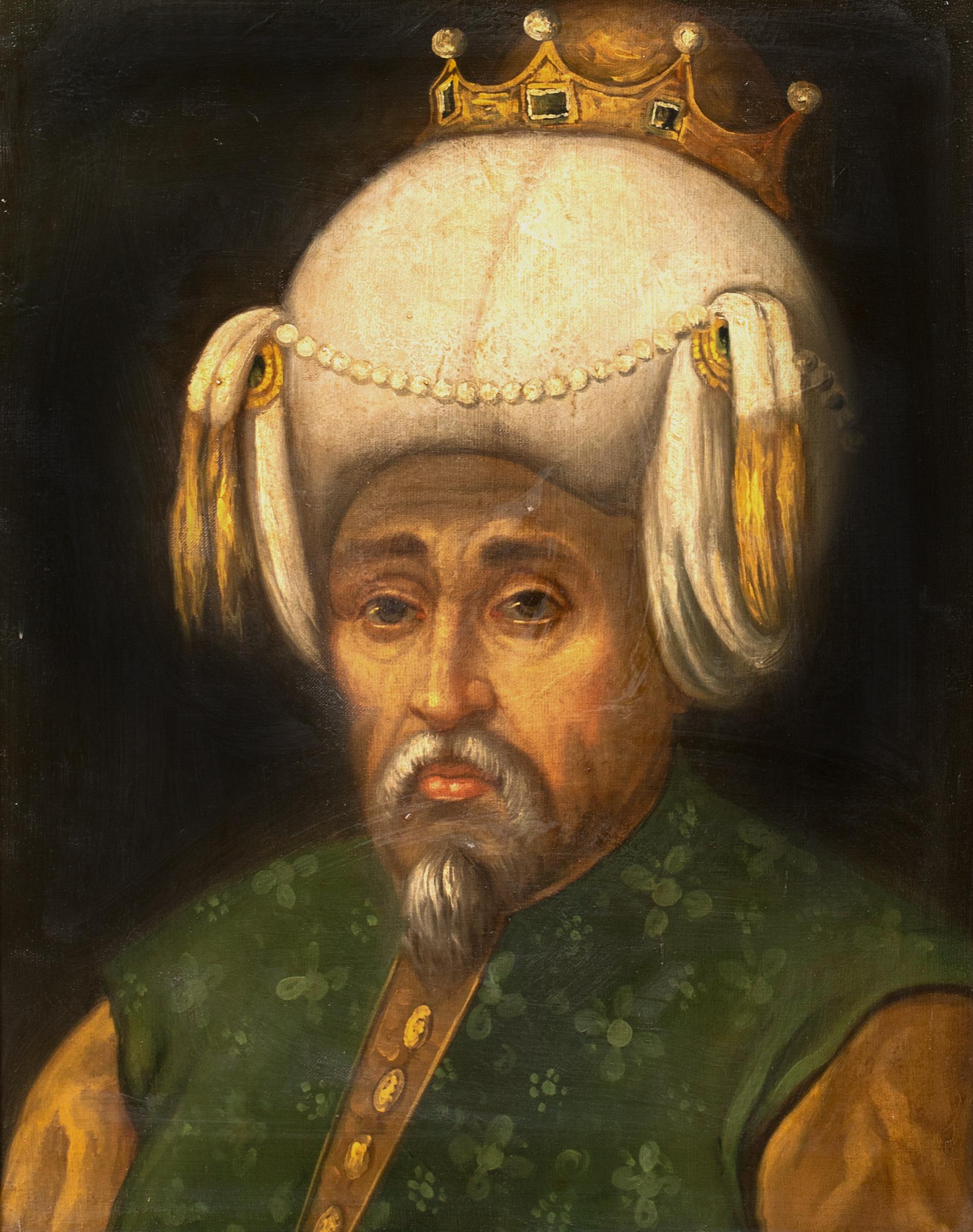 Portrait d'O Osman I (1254-1323), 17ème siècle  Suivi de PAOLO VERONESE ( - Marron Portrait Painting par Paolo Veronese