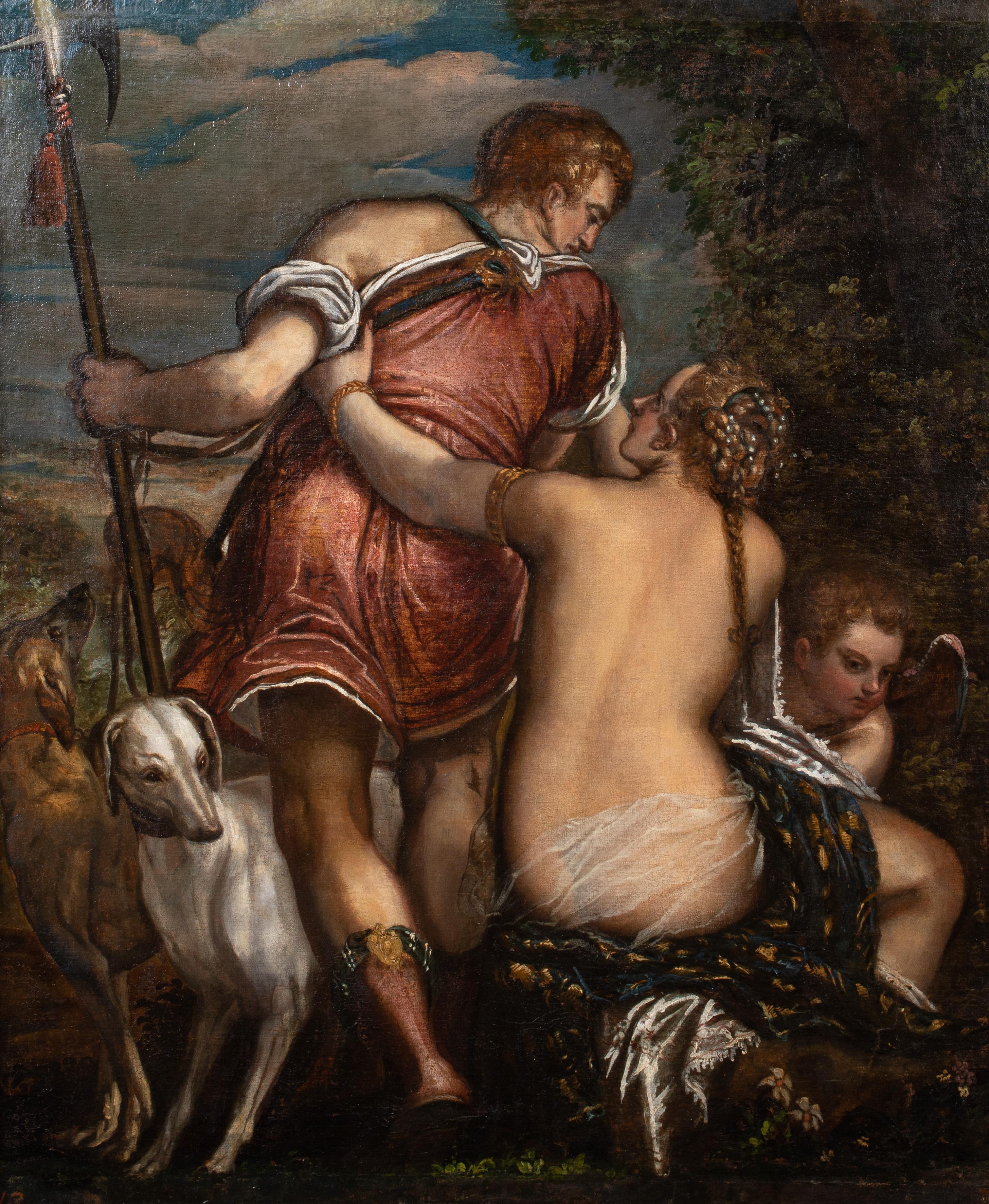 Paolo Veronese Portrait Painting -  Venus Warning Adonis, 16th Century