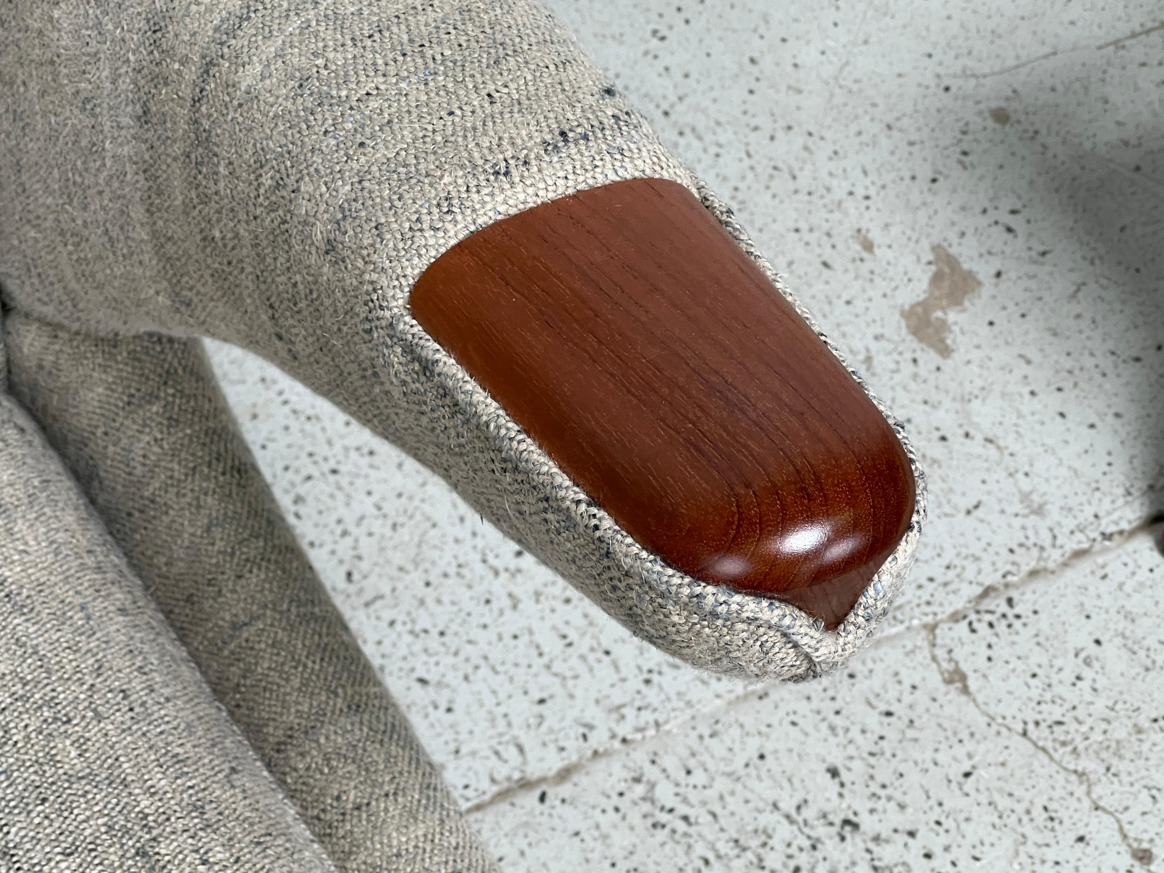 Papa-Bär-Stuhl und Ottomane von Hans Wegner für A.P Stolen im Angebot 7