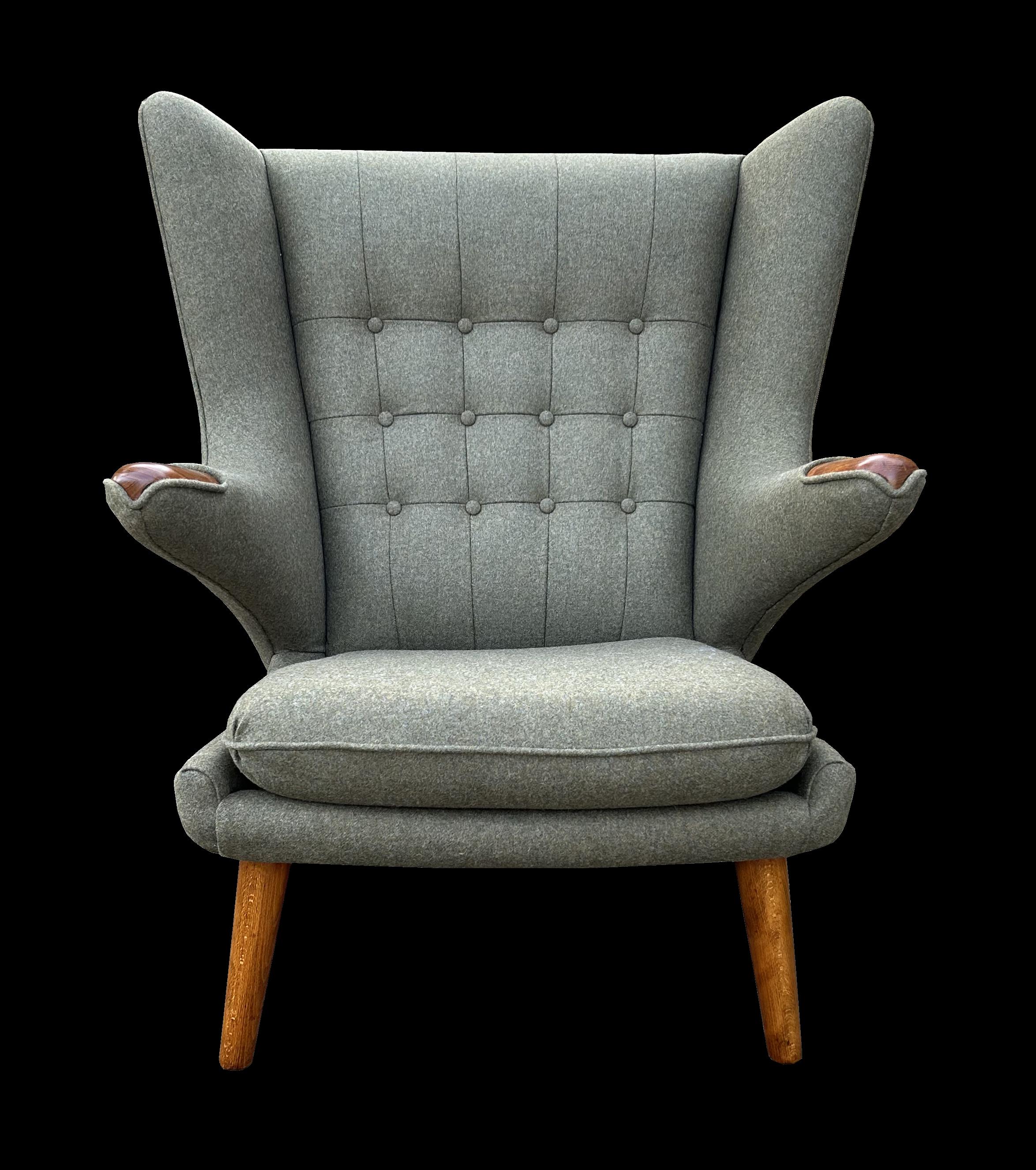 Papa Bear Chair by Hans J Wegner for A.P.Stolen For Sale 1