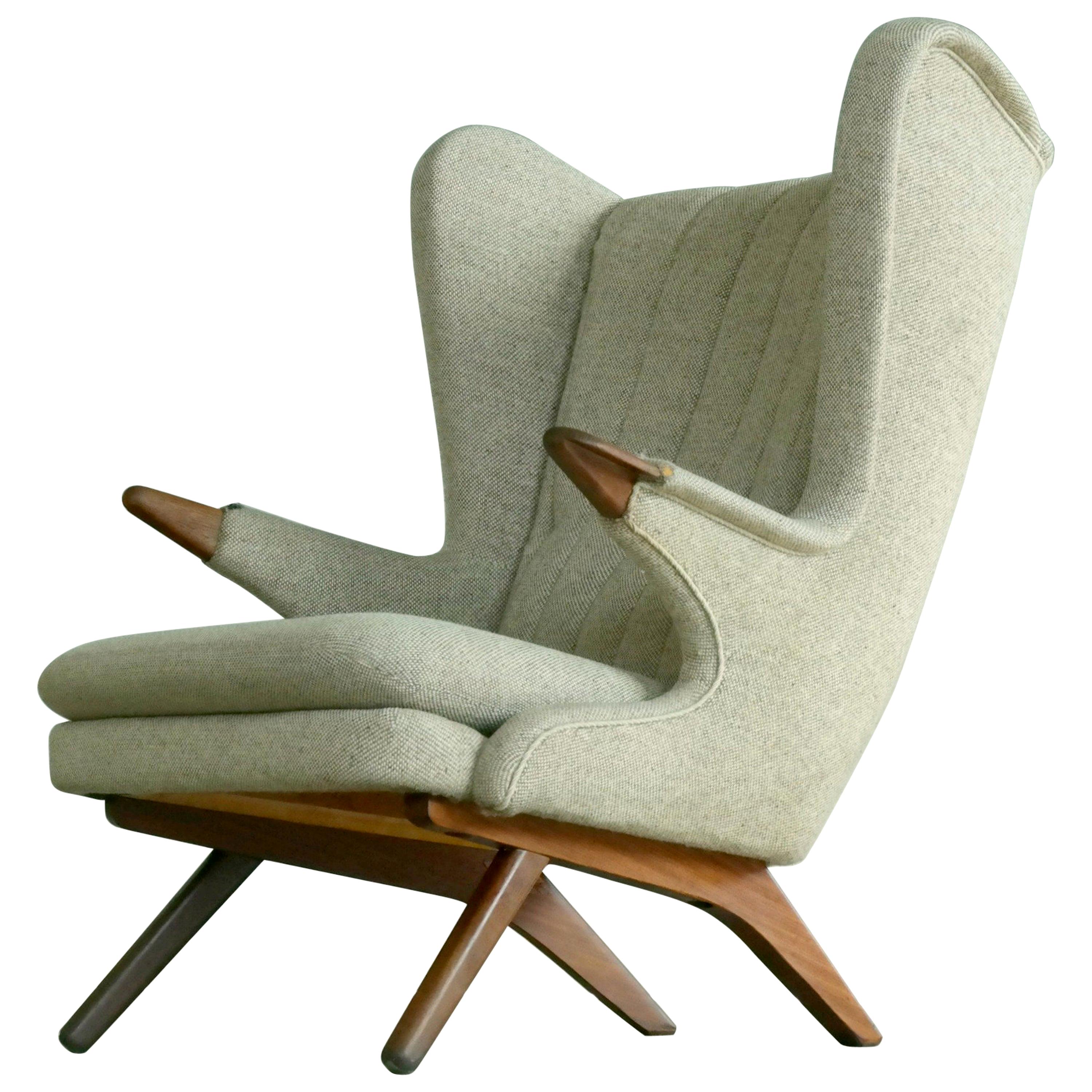 Papa Bear Lounge Chair Model 91 by Sven Skipper, 1960s
