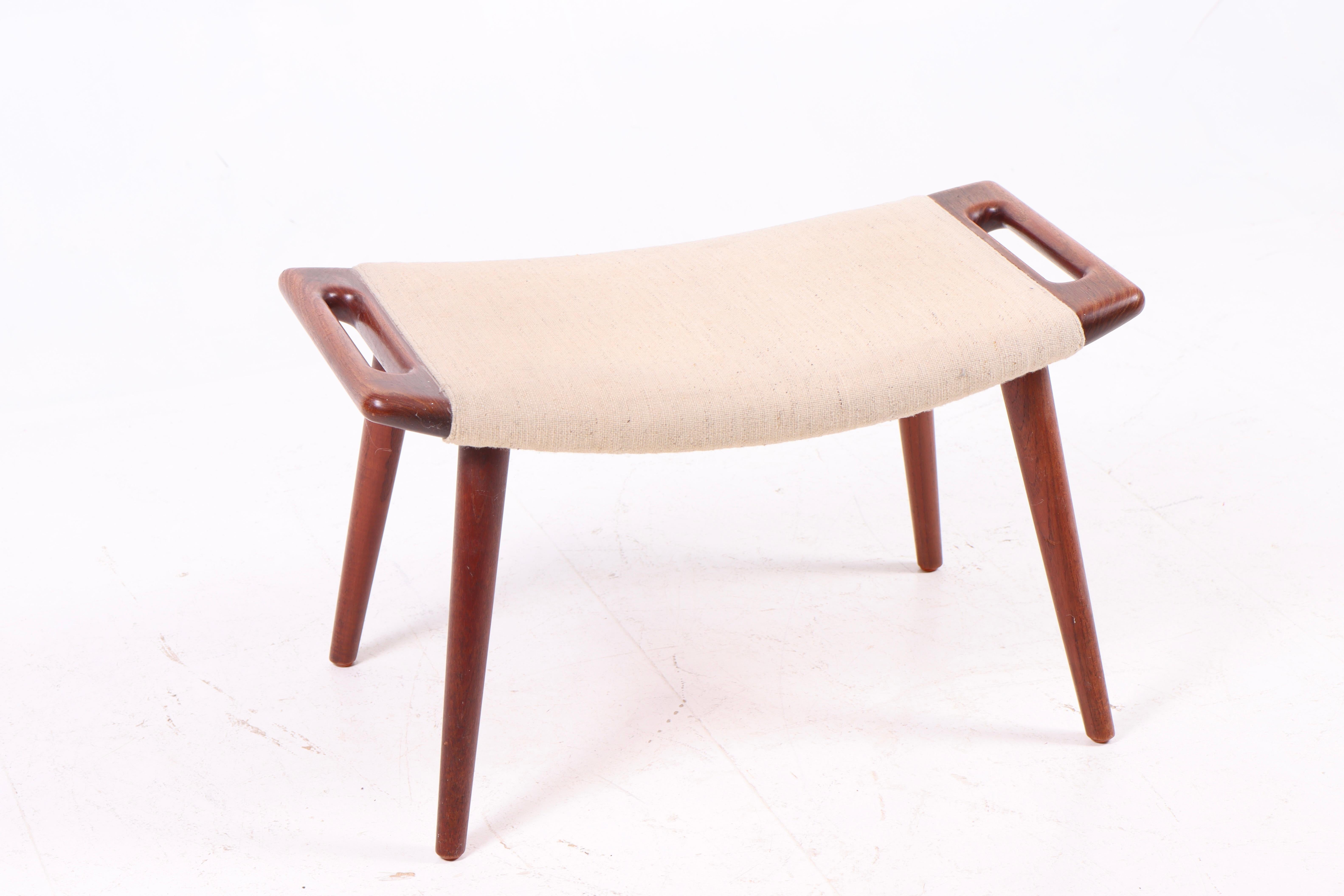 Scandinavo moderno Sgabello Papa Bear in teak di Hans J. Wegner, anni '60 in vendita