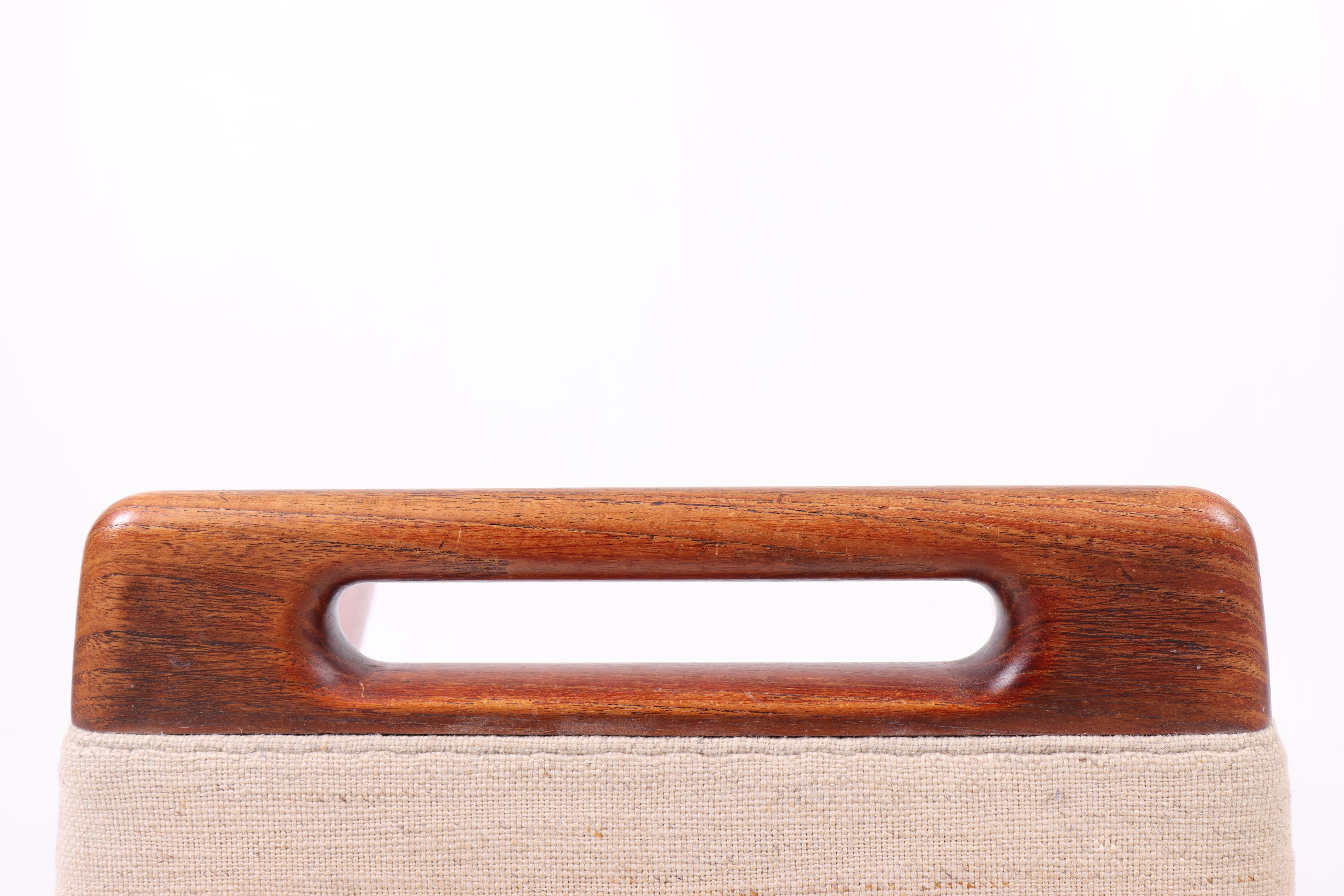 Sgabello Papa Bear in teak di Hans J. Wegner, anni '60 In condizioni buone in vendita a Lejre, DK