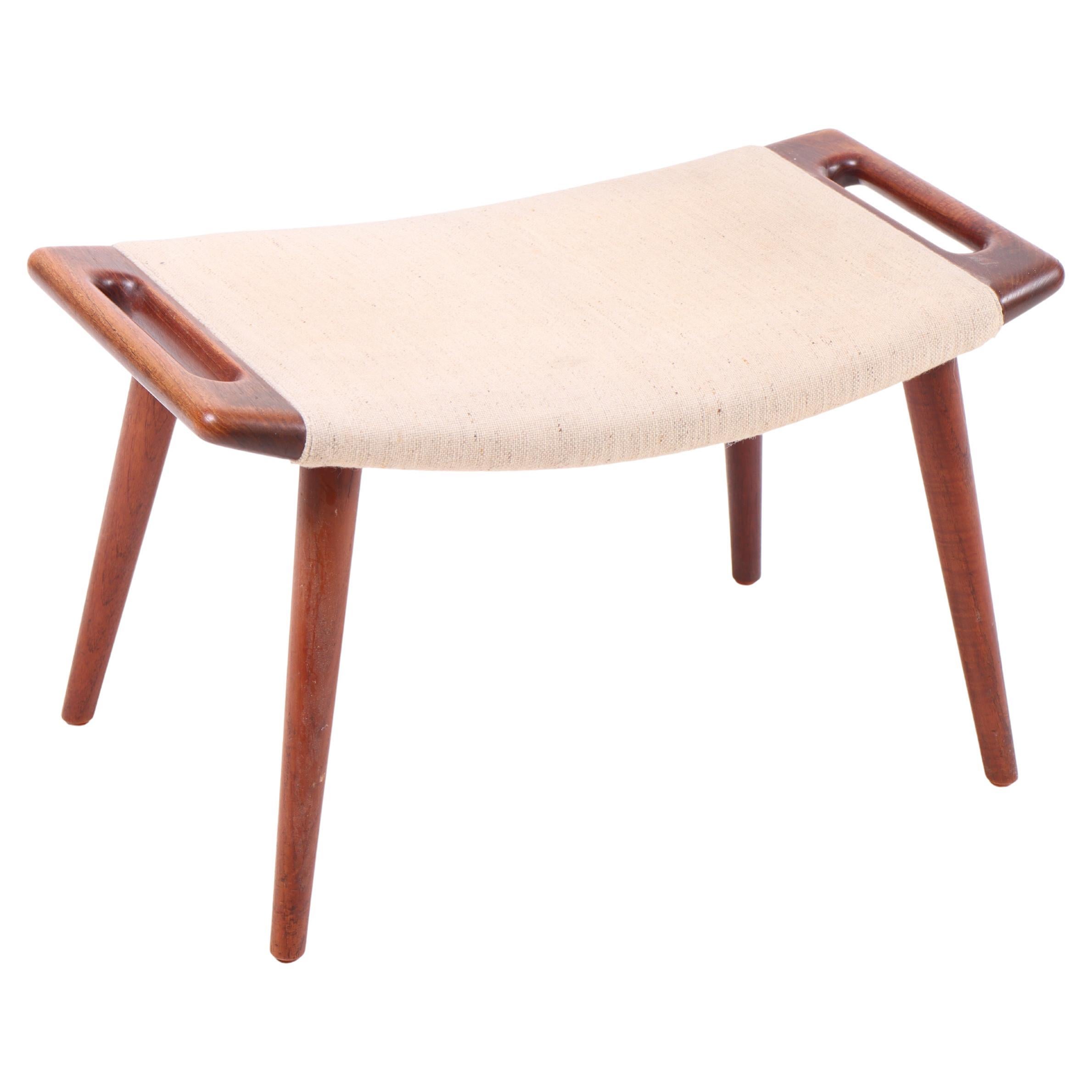 Papa Bear Stool in Teak by Hans J. Wegner, 1960s