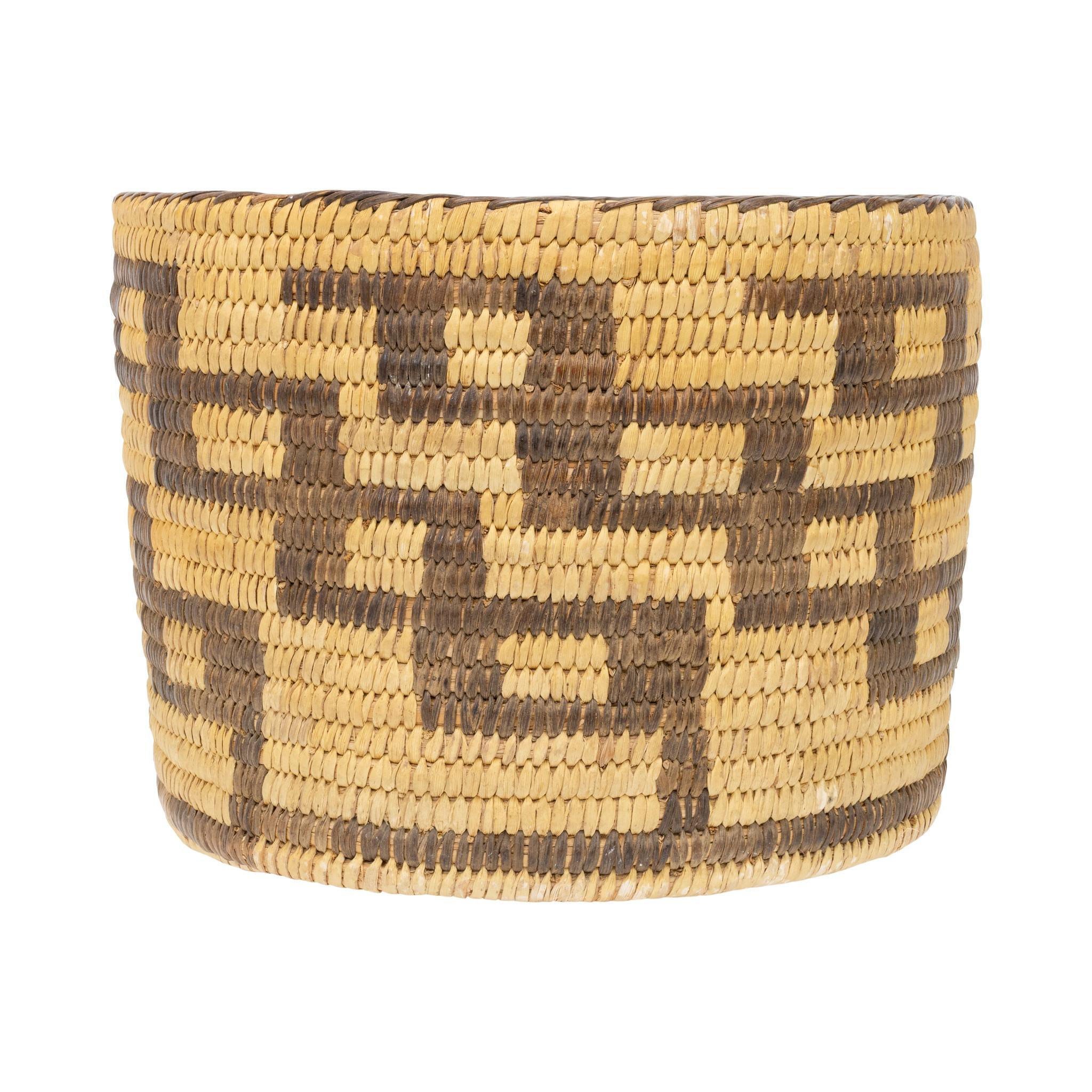 American Papago Basketry Bowl For Sale
