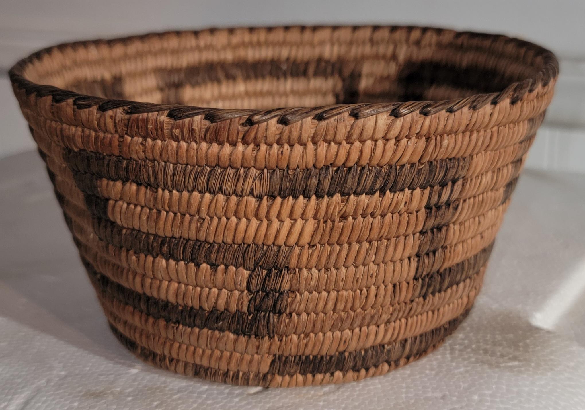 Papago Geometric Indian Basket