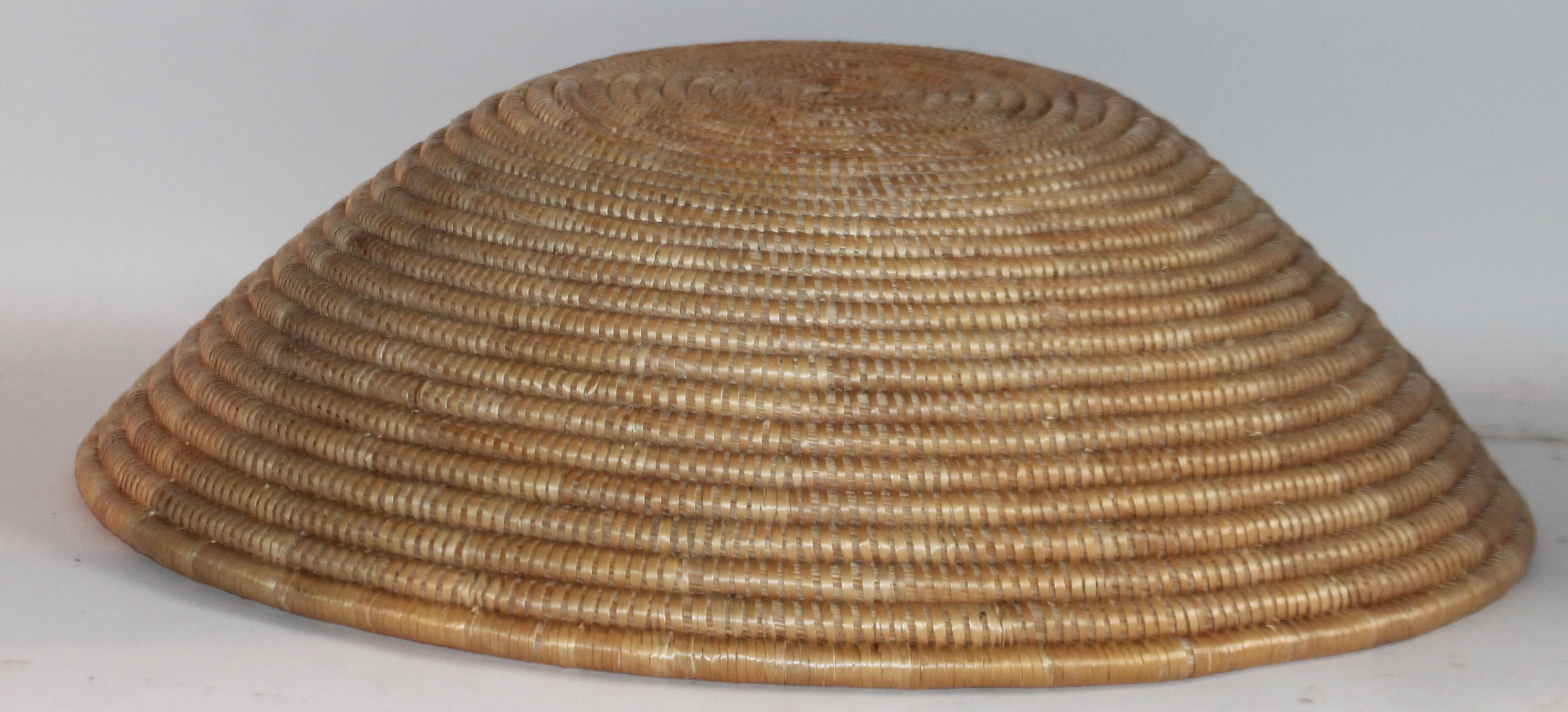 American Papago Indian Basket, Monumental For Sale