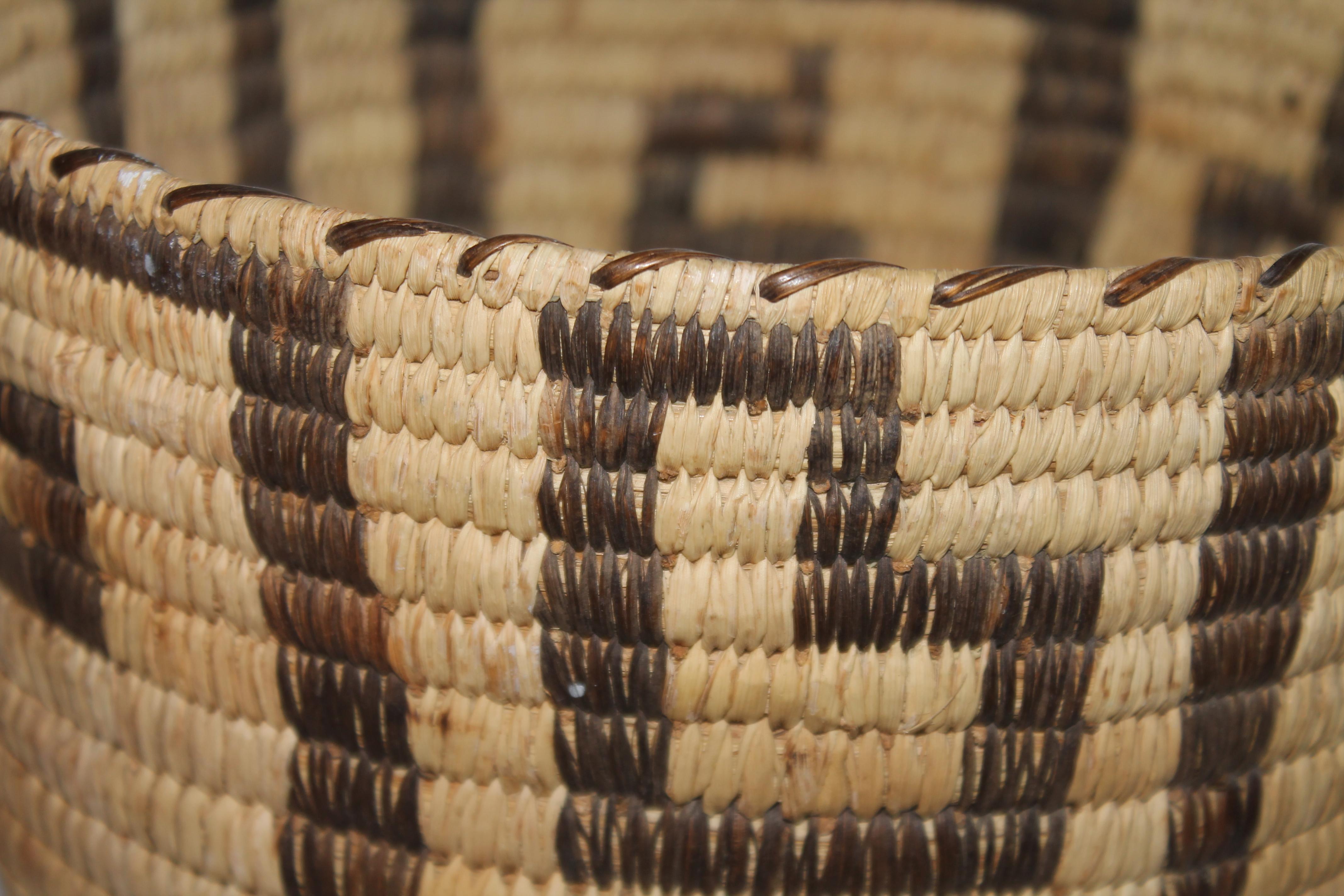 Mid-20th Century Papago Indian Baskets, Collection 3 For Sale