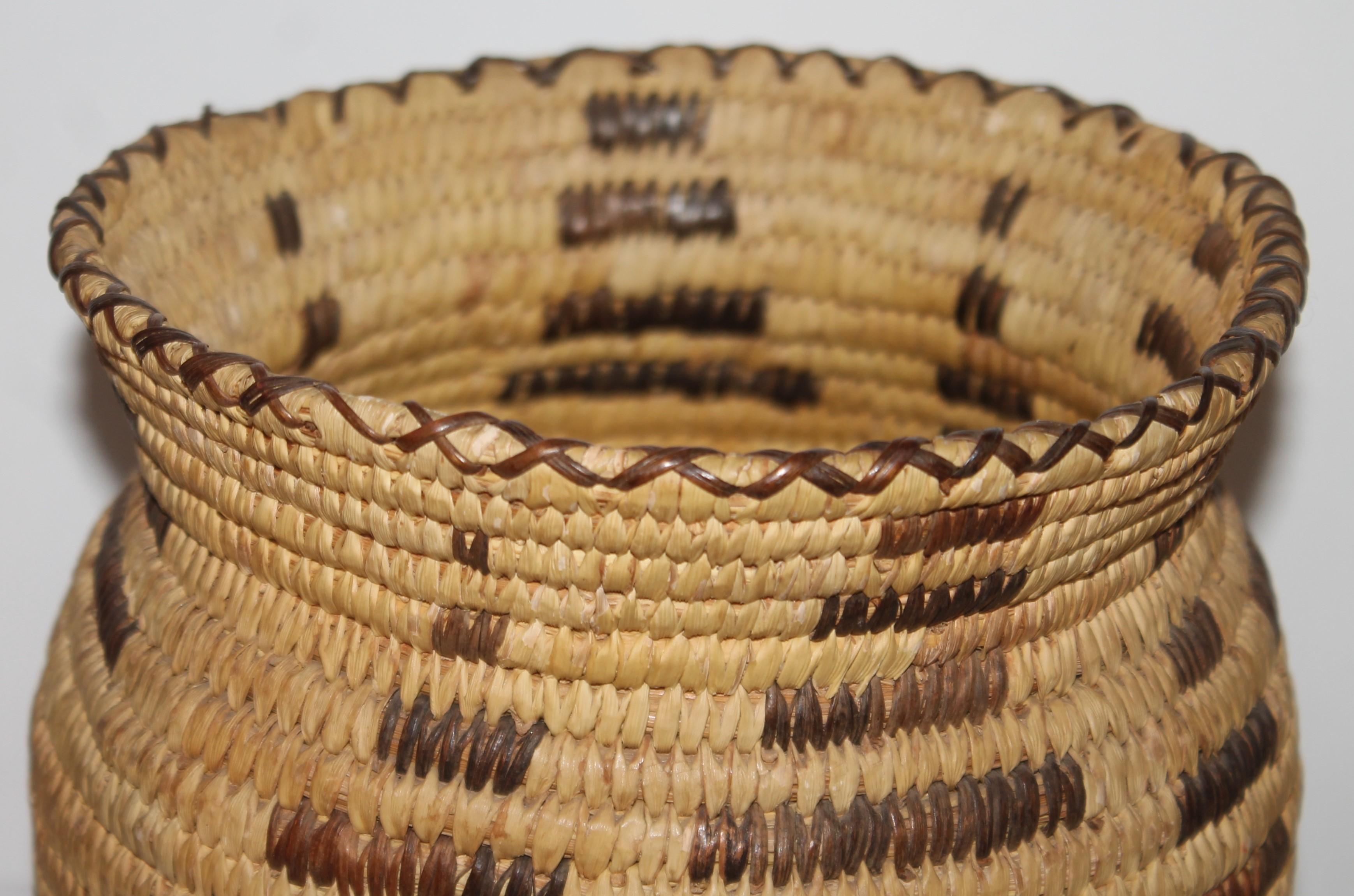 Papago Indian Baskets, Collection 3 For Sale 1