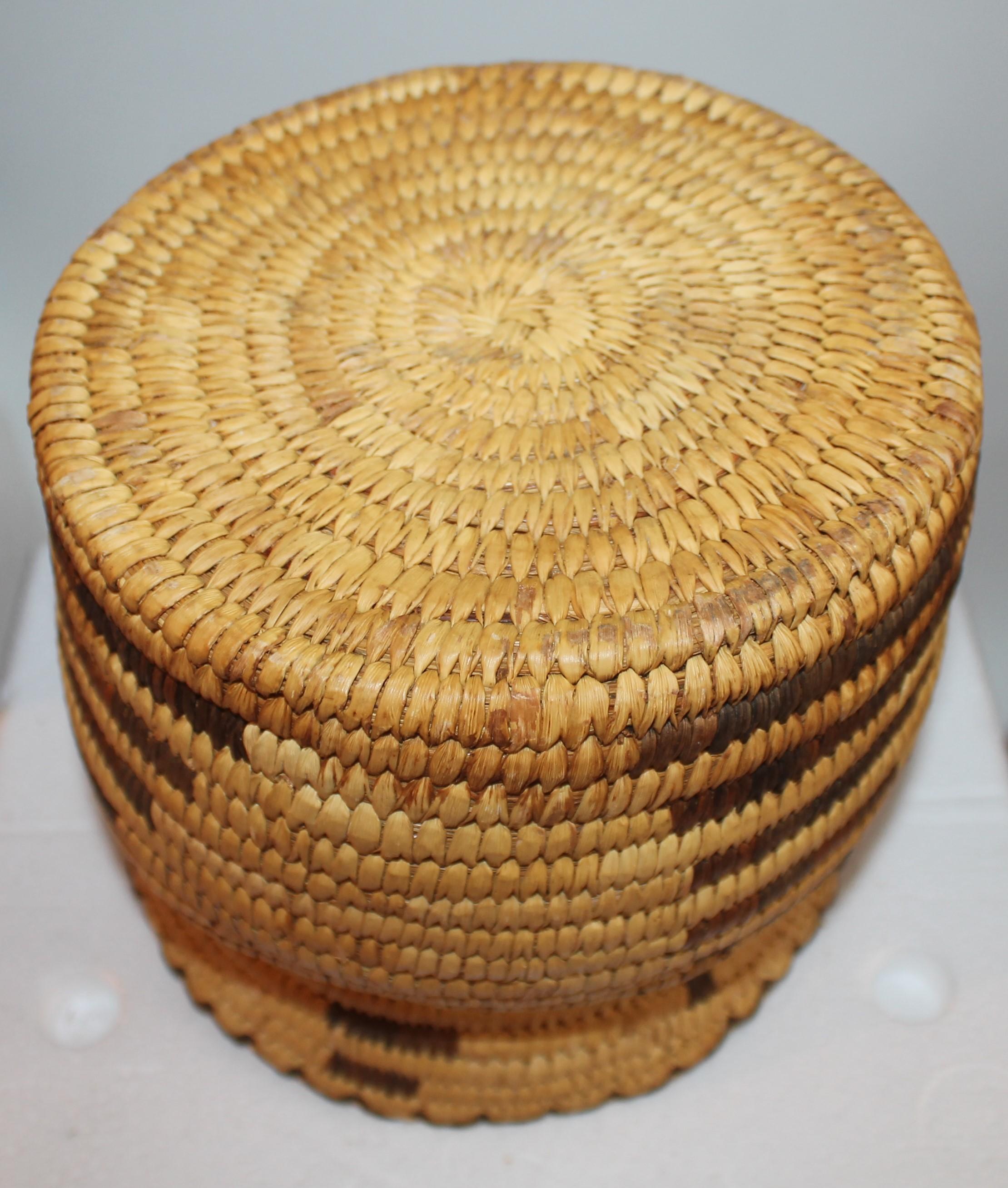 Papago Indian Baskets, Collection 3 For Sale 3