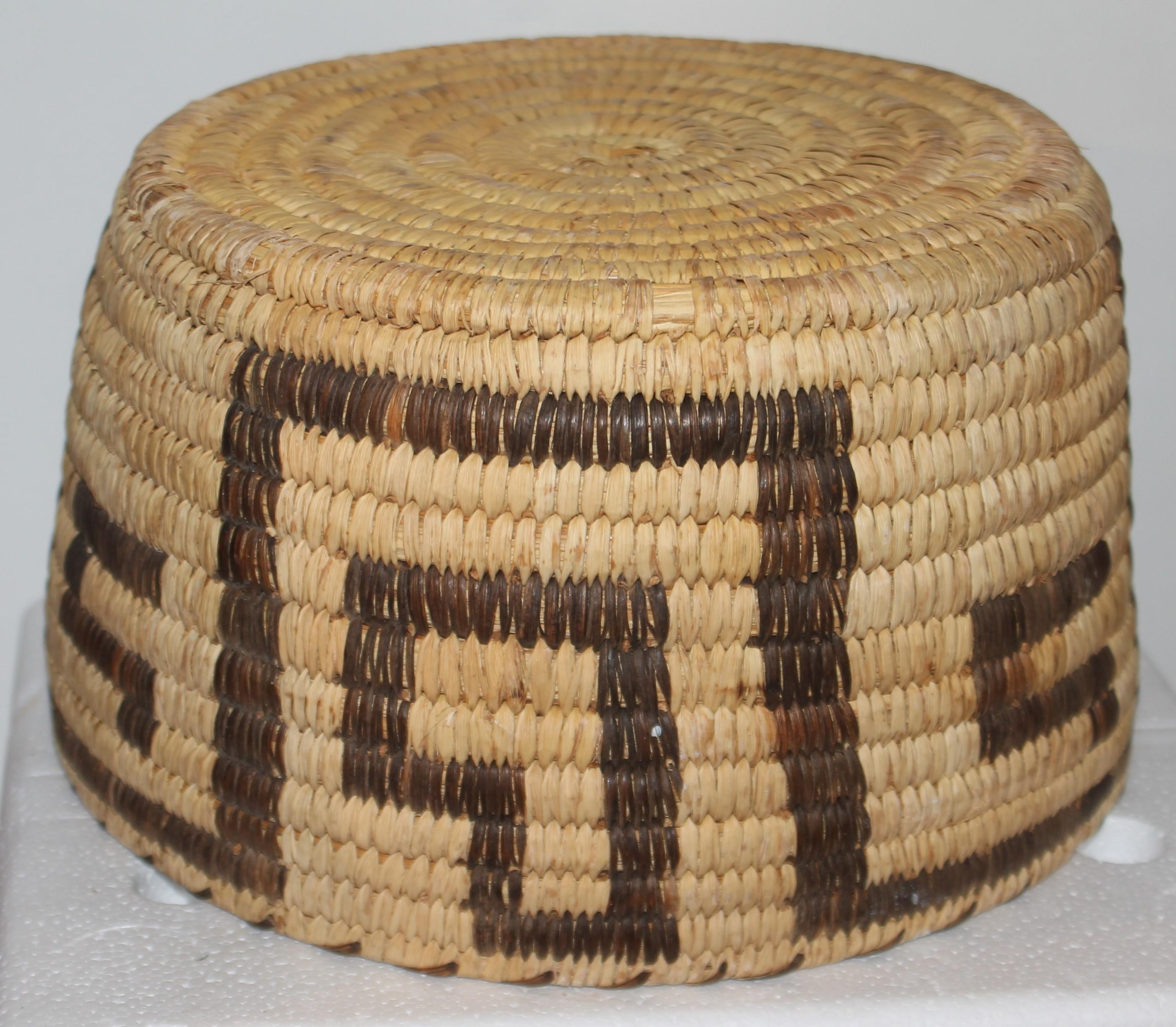 Hand-Crafted Papago Indian Baskets, Collection 3 For Sale