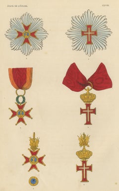 Stati Pontifici, Ordine di San Gregorio Magno, Tavola XXVIII, 1844