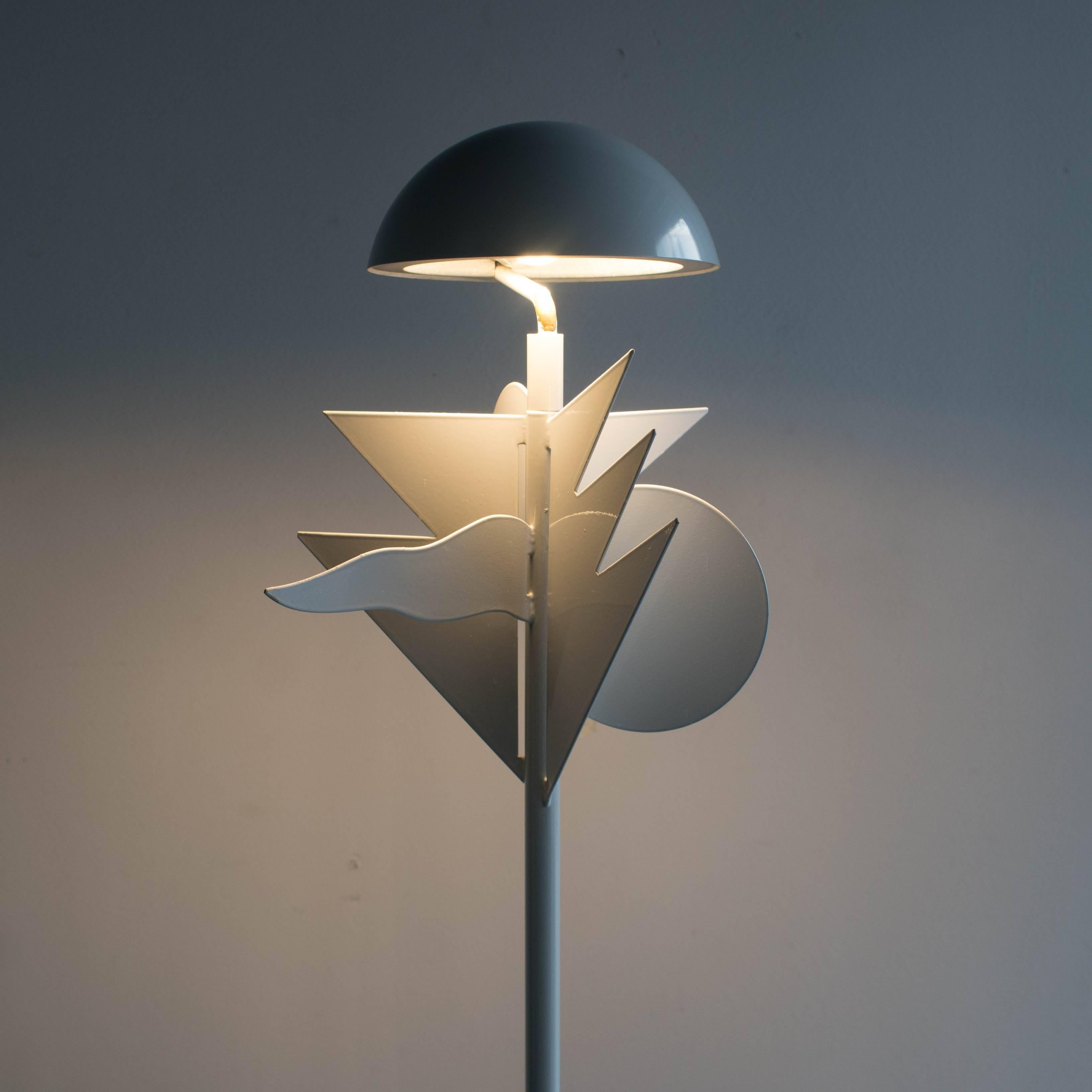 Italian Papalina Table Lamp Alessandro Mendini Eleusi, 1983 Alchimia Post Modern