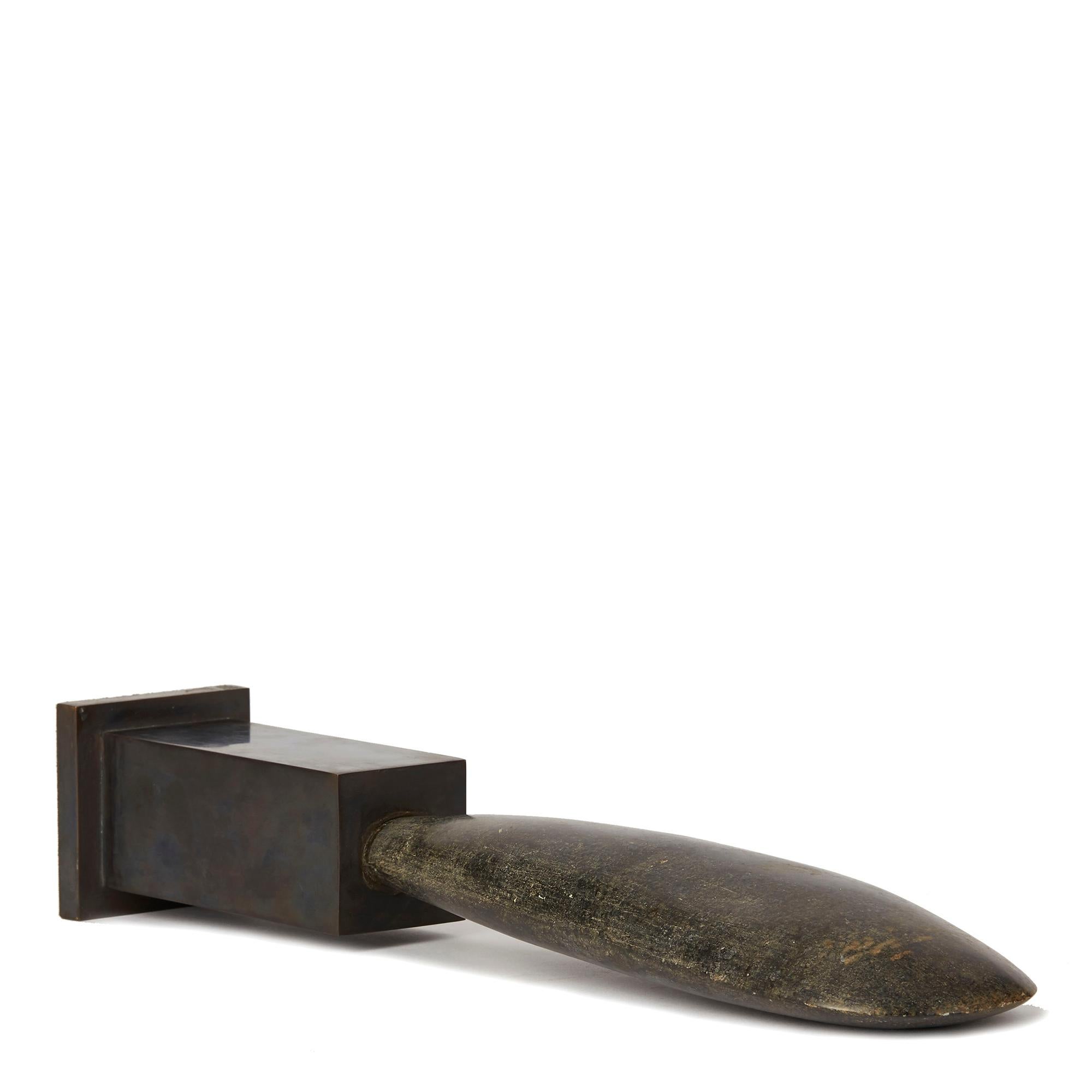Papau New Guinea Sentani Mounted Nephrite Axe, Early 20th Century For Sale 1