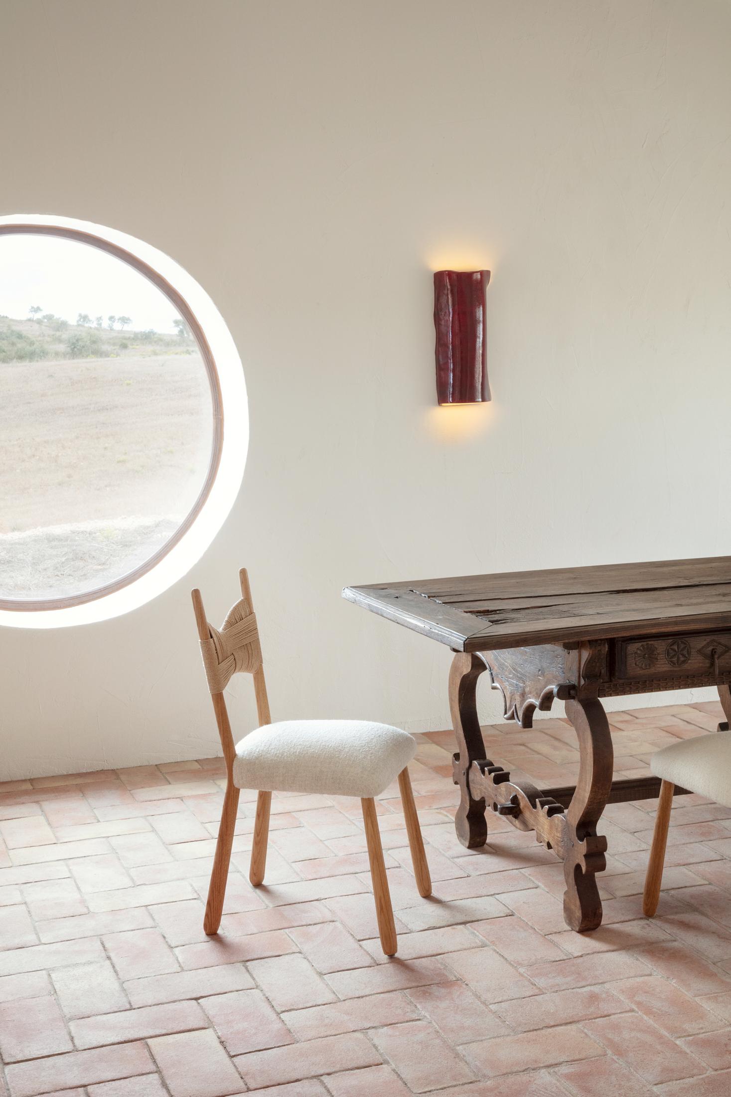 Ceramica Lampada da parete Papel in vendita