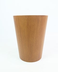 Paper basket In Teakwood, Designed By Servex, Made in Sweden From 1960s